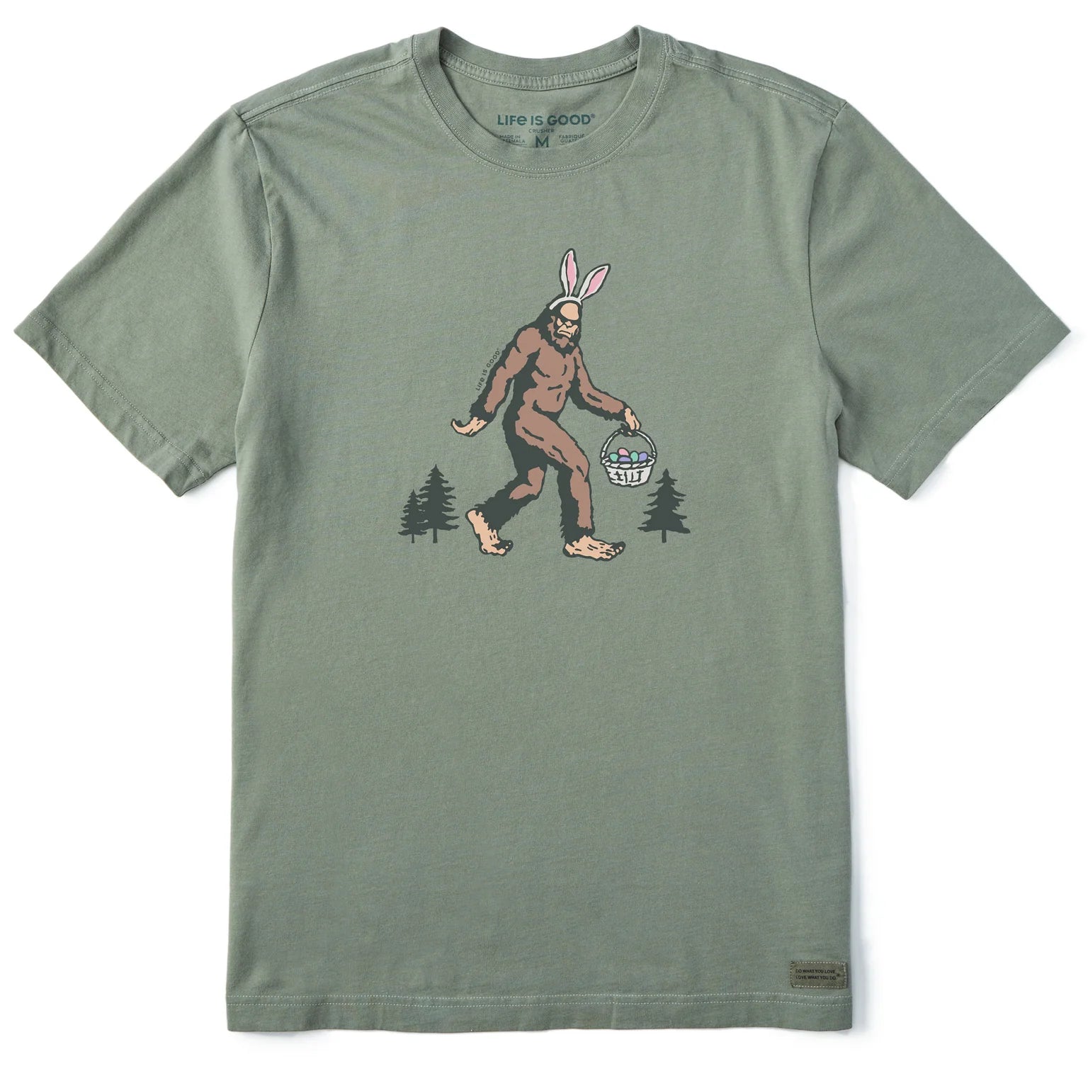 Men's Easter Bigfoot Short Sleeve Tee Shirt