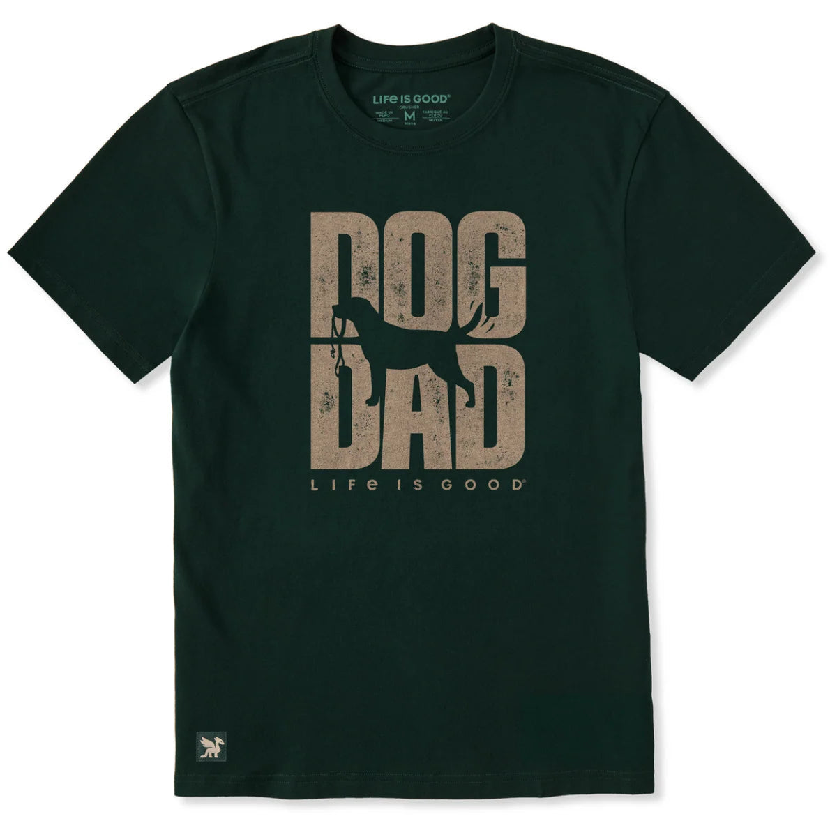 Men's Dog Dad Silo Stack Short Sleeve Crusher Tee Shirt
