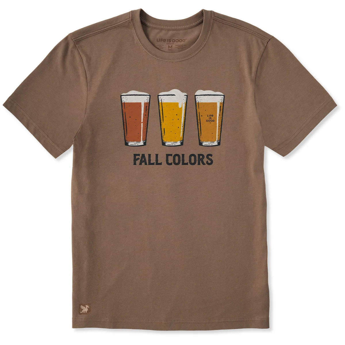 Men's Fall Beer Colors Short Sleeve Crusher Tee Shirt