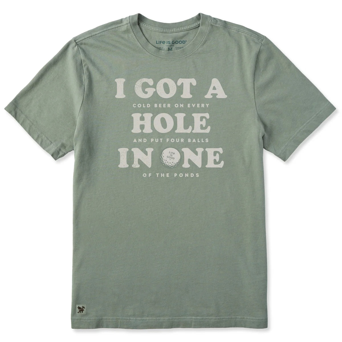Men's Hole in One Short Sleeve Crusher Tee Shirt