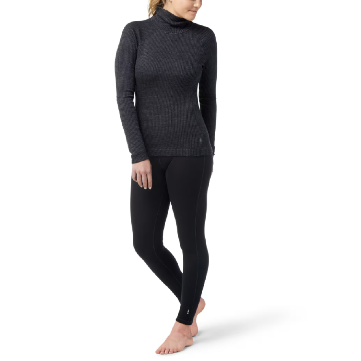 Women's Thermal Merino Rib Turtleneck Shirt