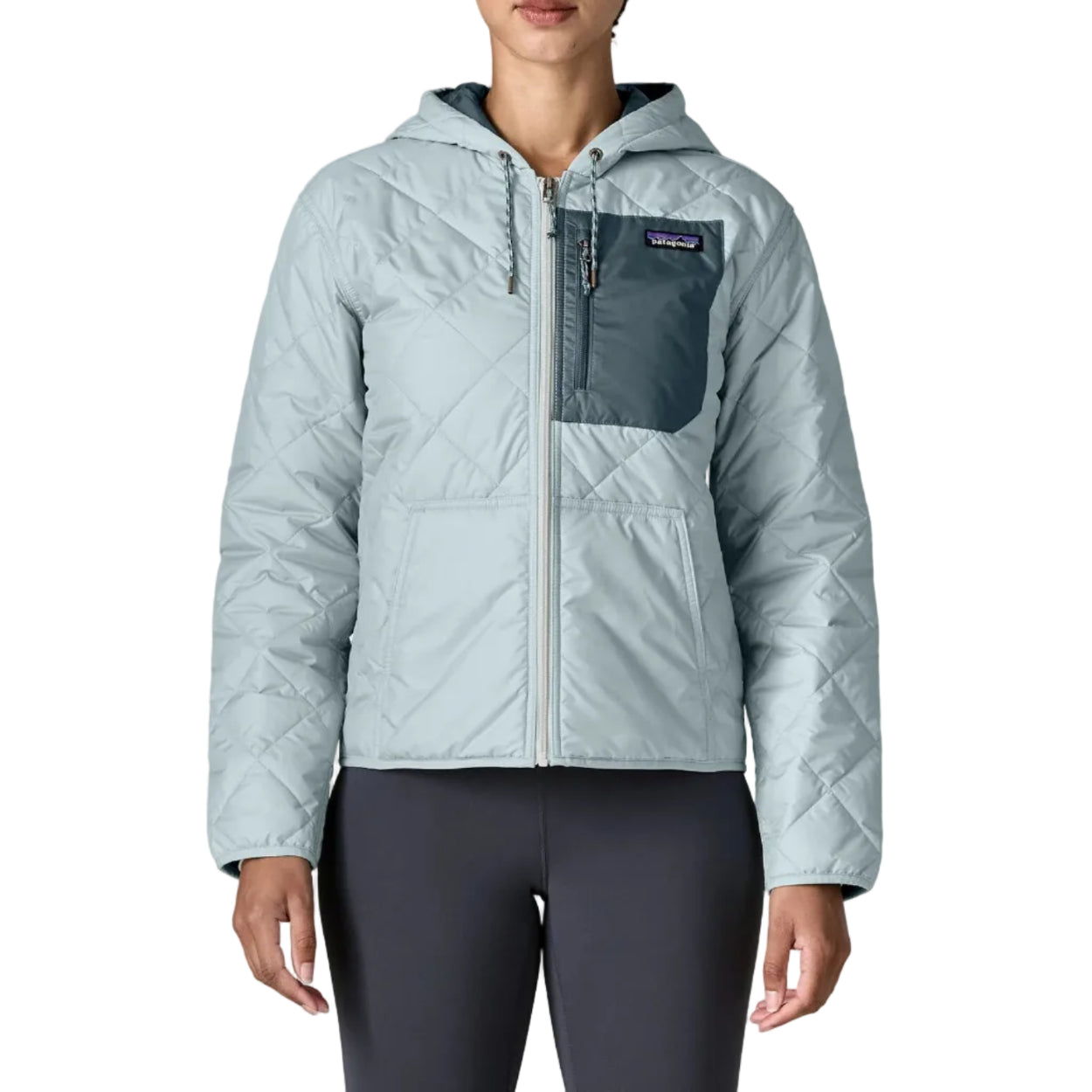 Women's Diamond Quilted Bomber Hoody