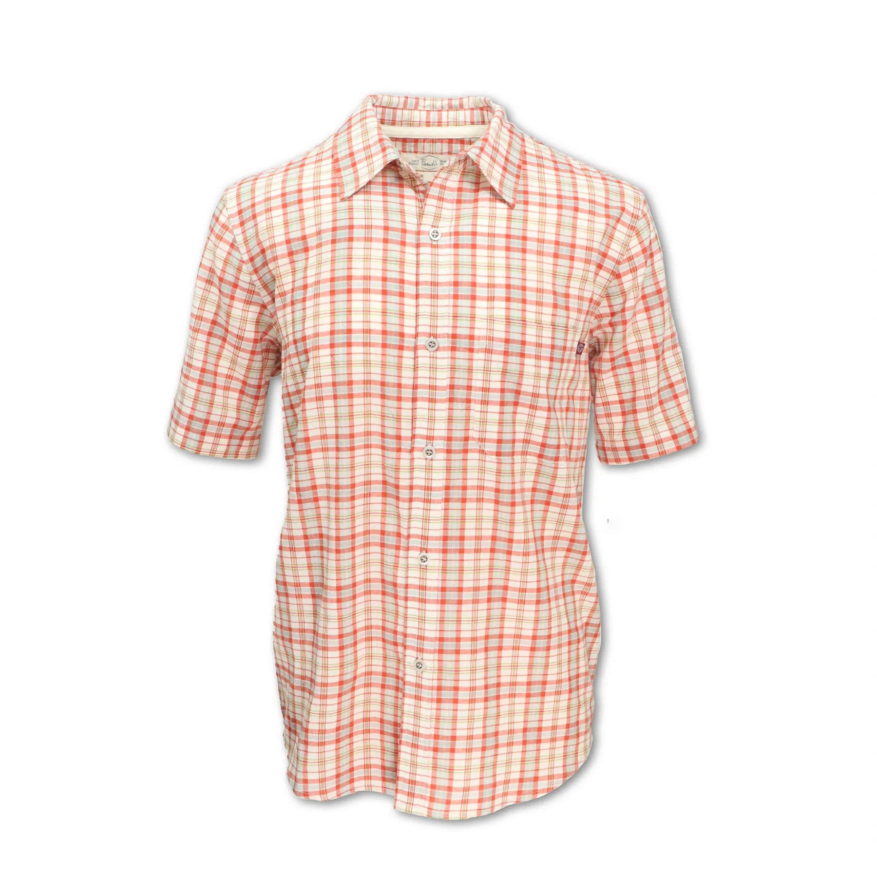Men's Lightweight Madras Plaid Shirt