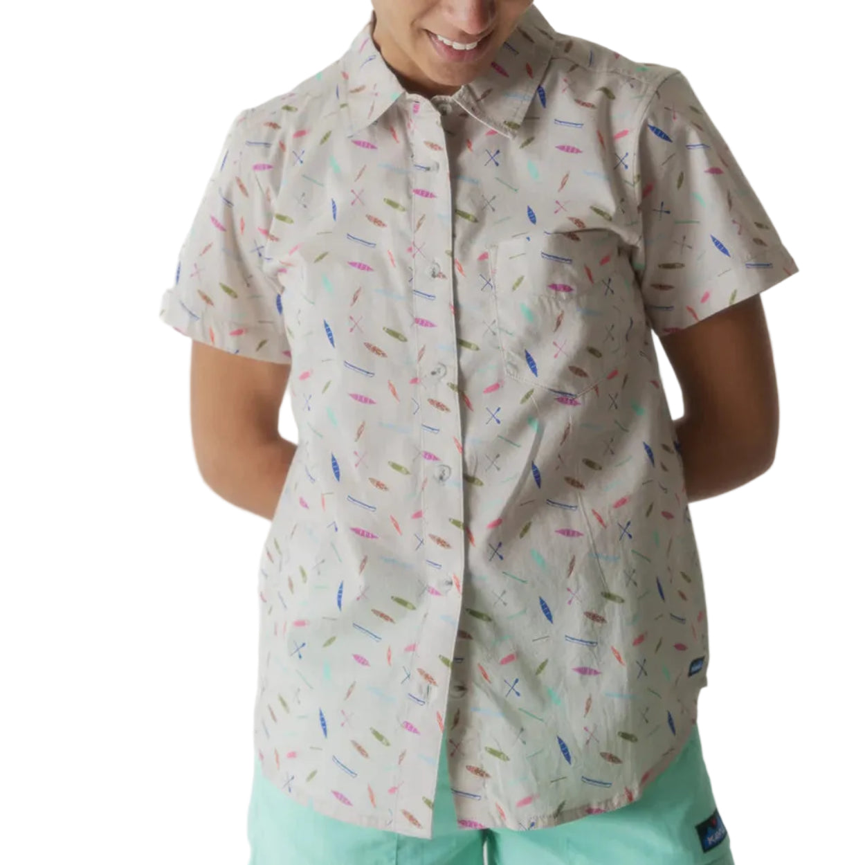 Women's Girl Party Buttondown Shirt