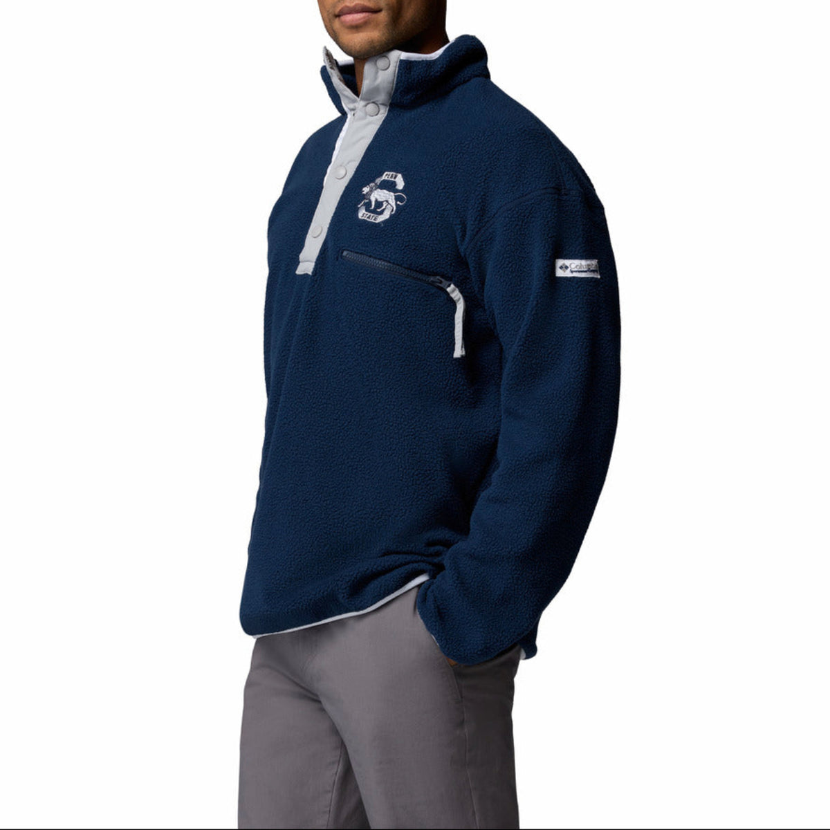 Men's Collegiate Helvetia Half Snap Fleece--Penn State
