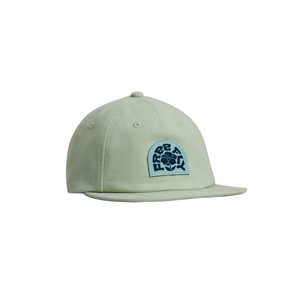 Poppy Strapback Flat Brim Hat
