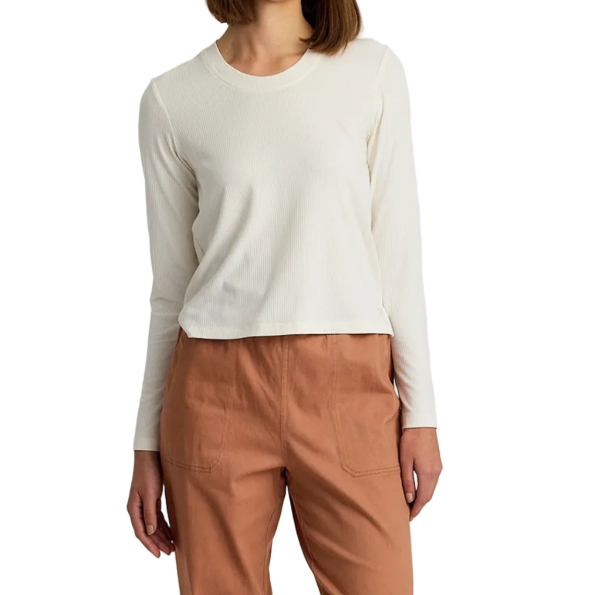 Women's Ribbed Bamboo Long Sleeve Shirt