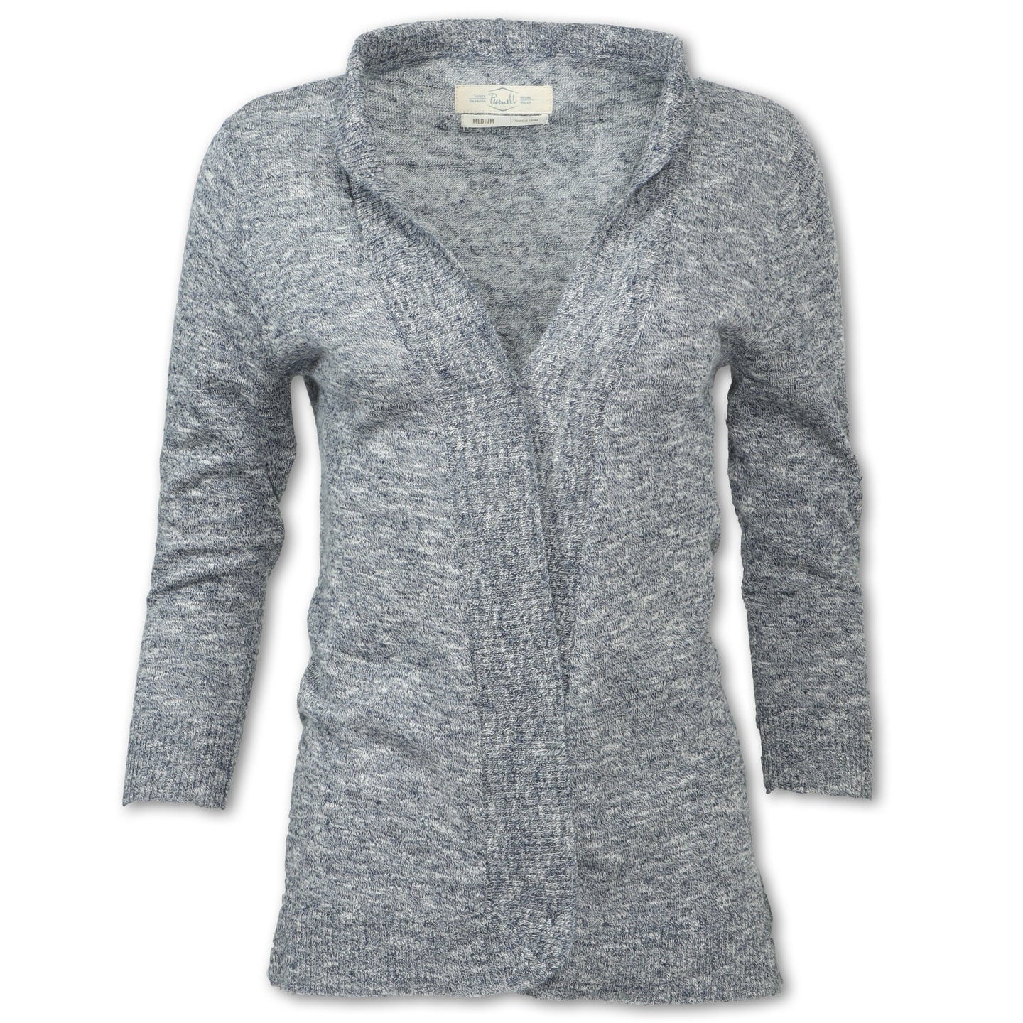 Women's Melange Knit Cardigan Sweater