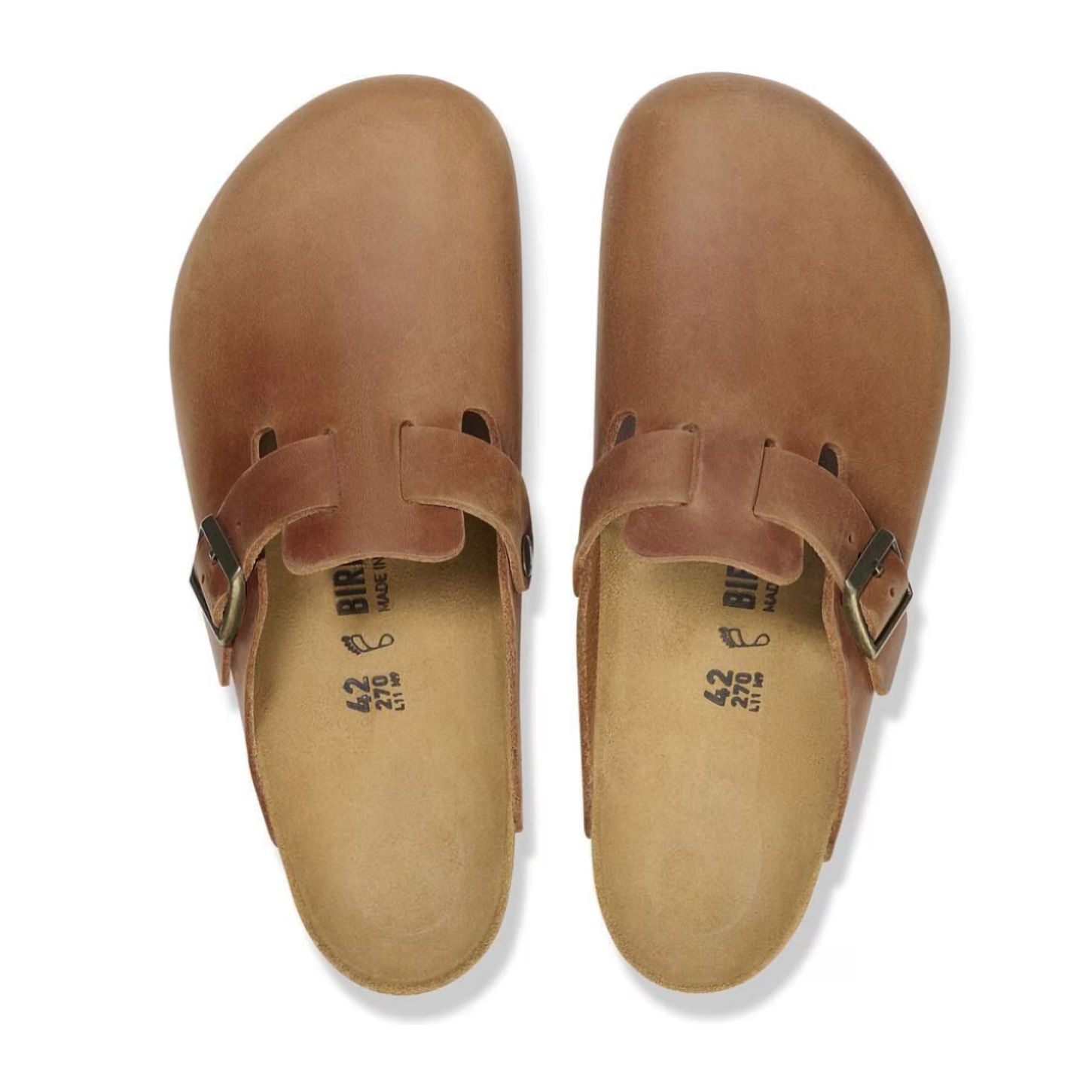 Unisex Boston Oiled Leather Clogs