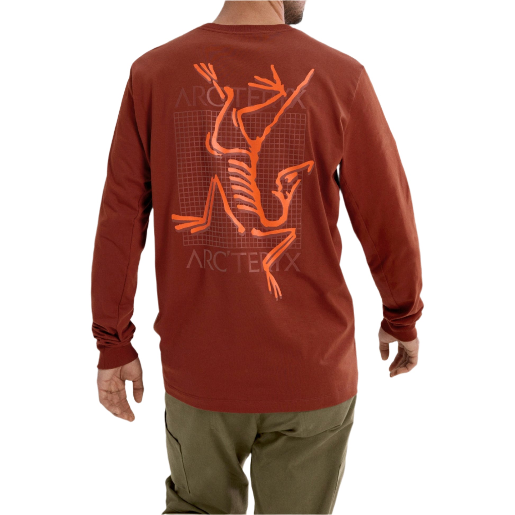 Men's Arc'Multi Bird Logo LS Shirt