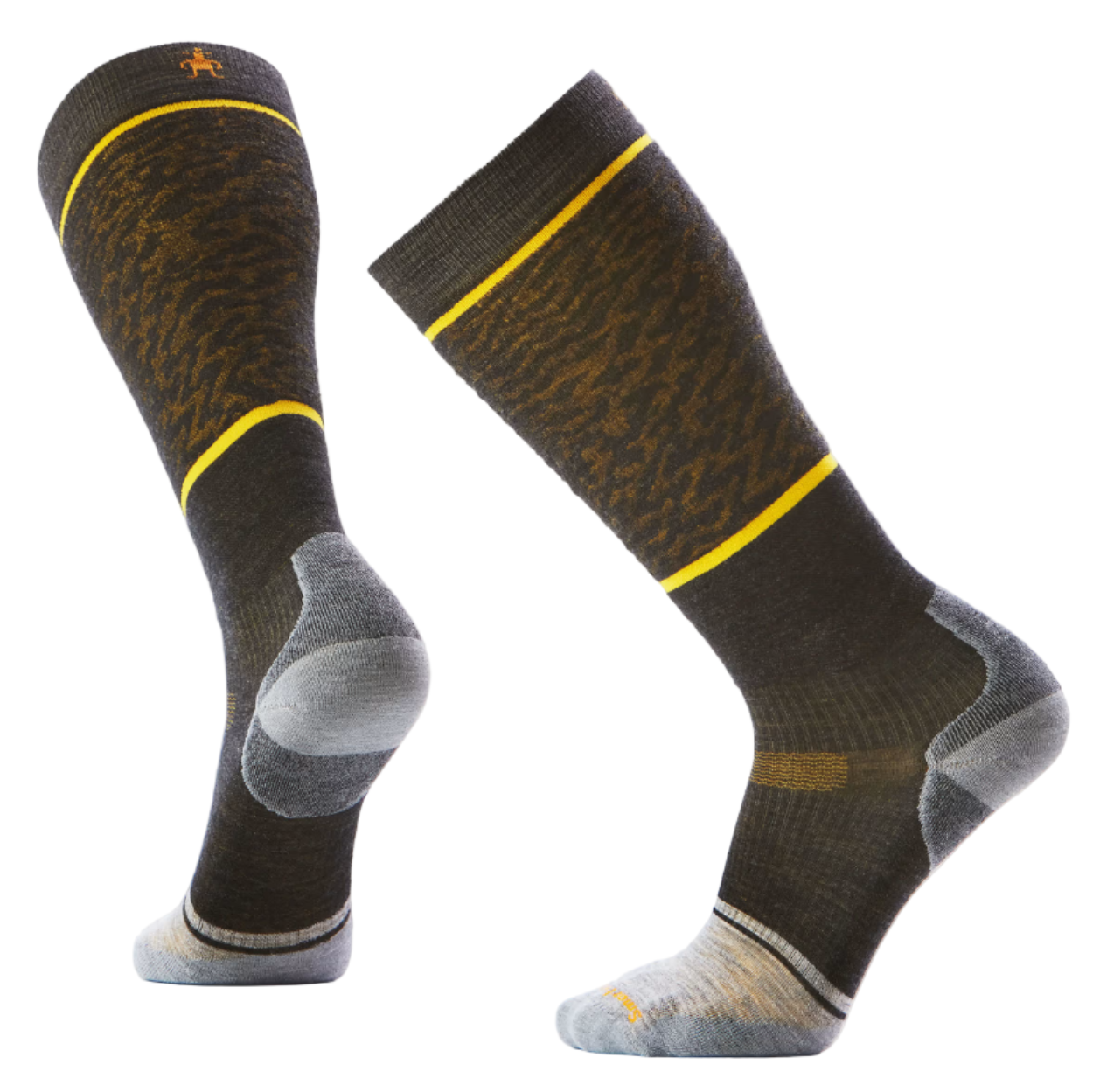 Men's Snowboard Retro Line Over The Calf Socks