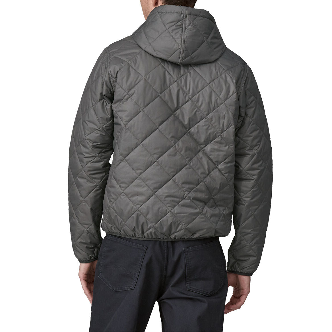 Men's Diamond Quilted Bomber Hoody