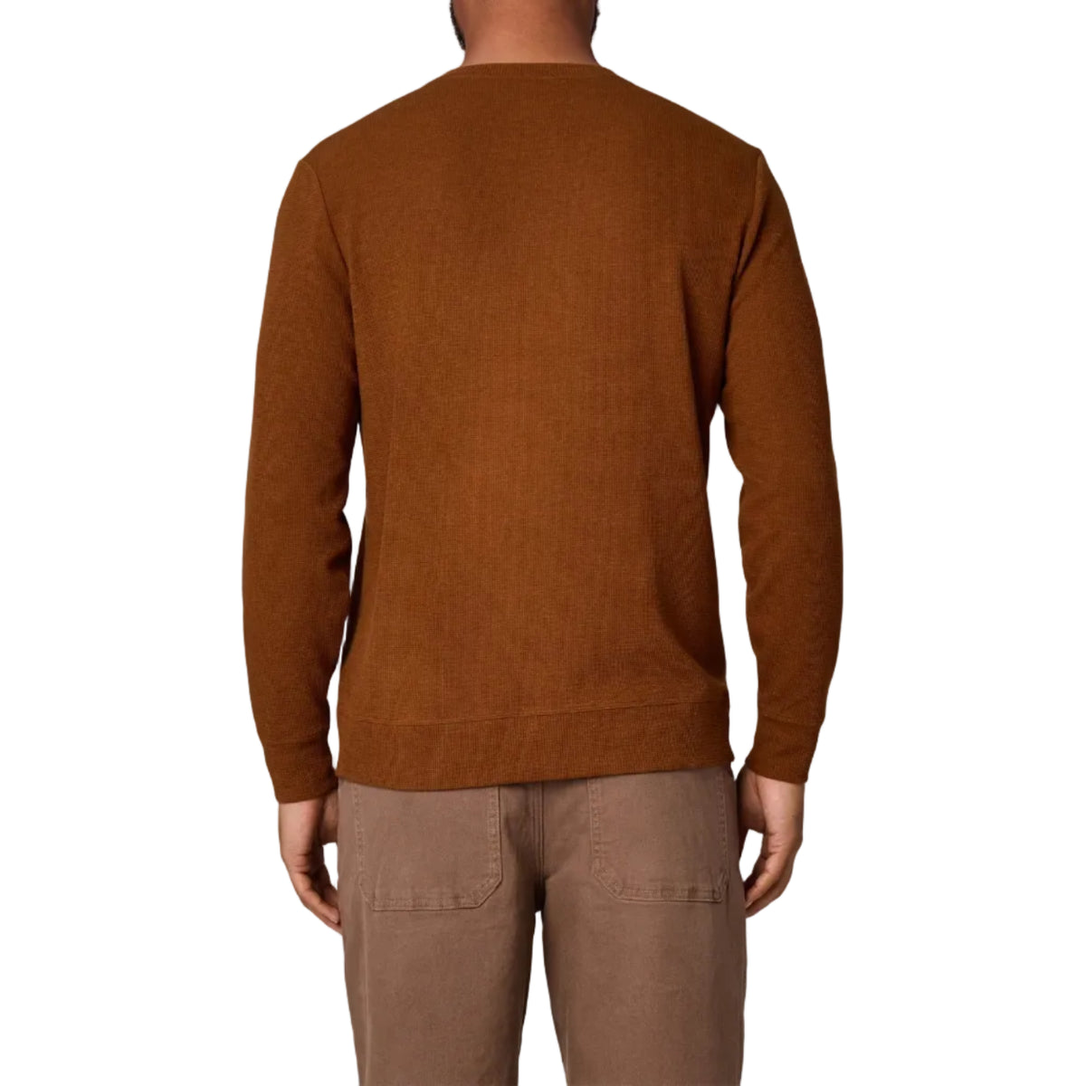 Men's Eclipse Waffle Long Sleeve Henley Shirt