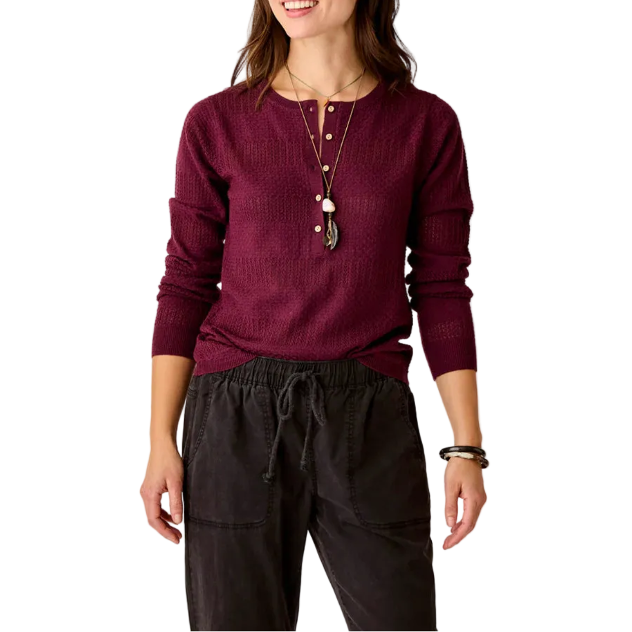 Women's Amara Pointelle Sweater