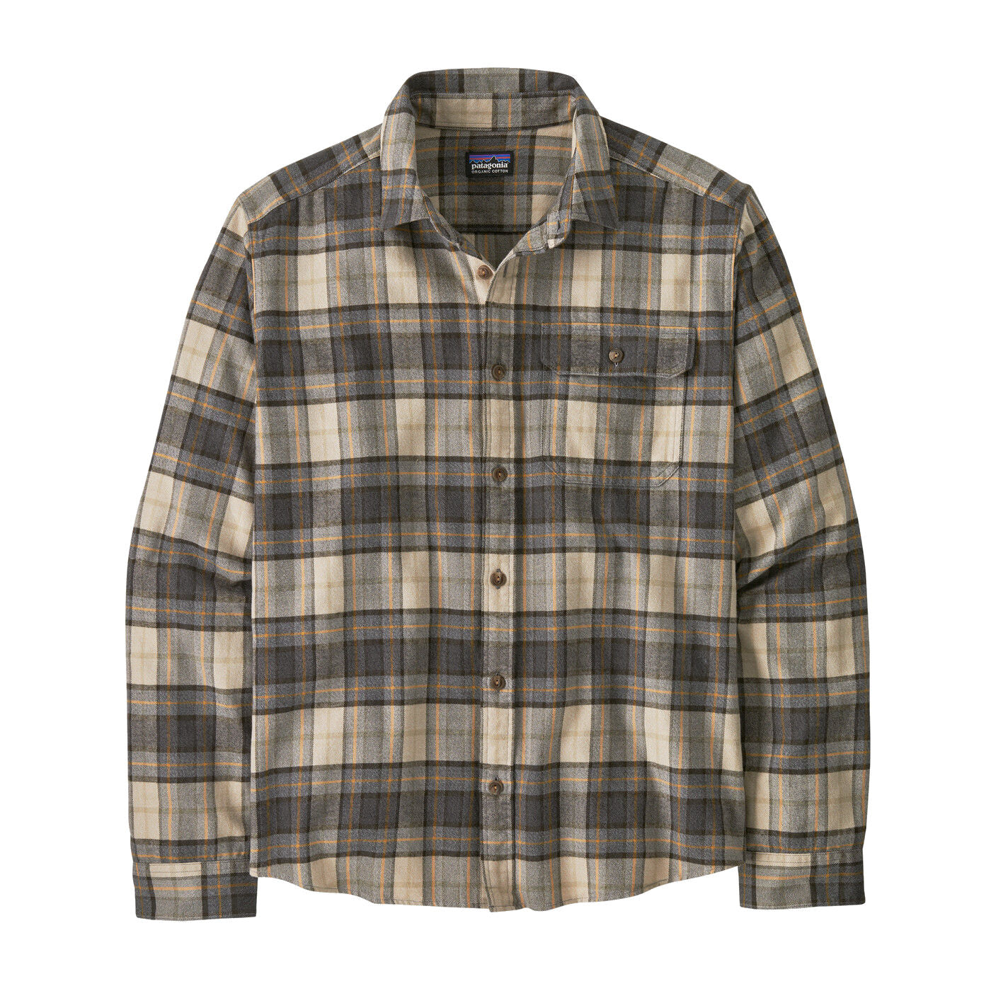 Men's Long-Sleeved Cotton in Conversion Lightweight Fjord Flannel Shirt