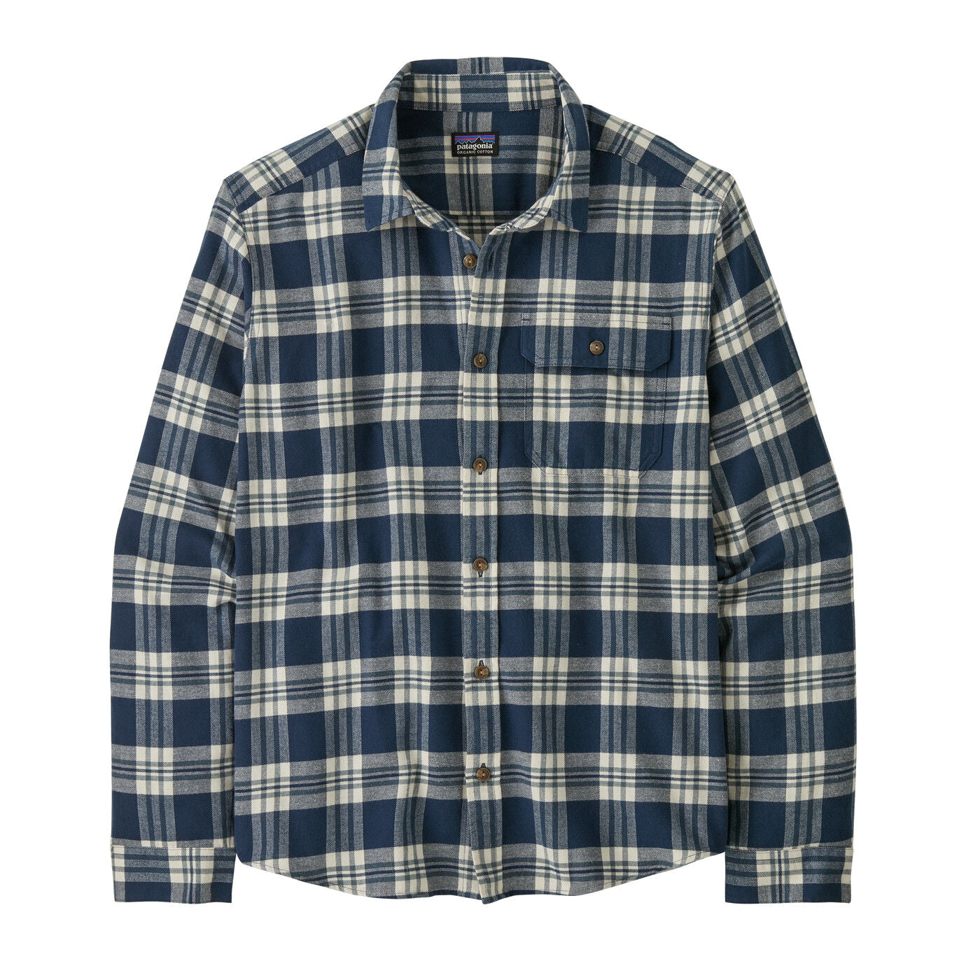 Men's Long-Sleeved Cotton in Conversion Lightweight Fjord Flannel Shirt