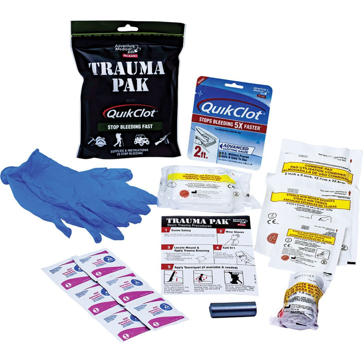 Trauma Pak with QuikClot