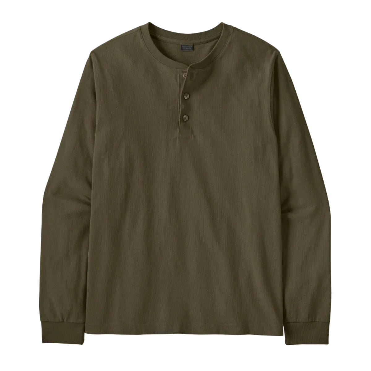 Men's Long-Sleeved Henley Shirt