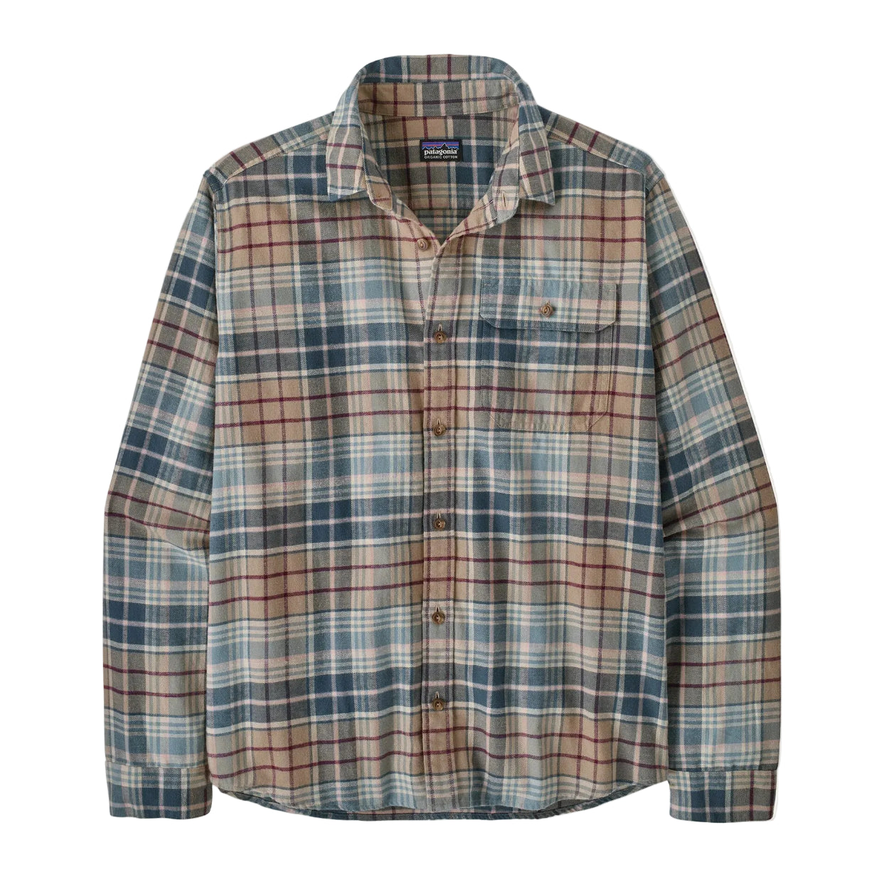 Men's Long-Sleeved Lightweight Fjord Buttondown Flannel Shirt