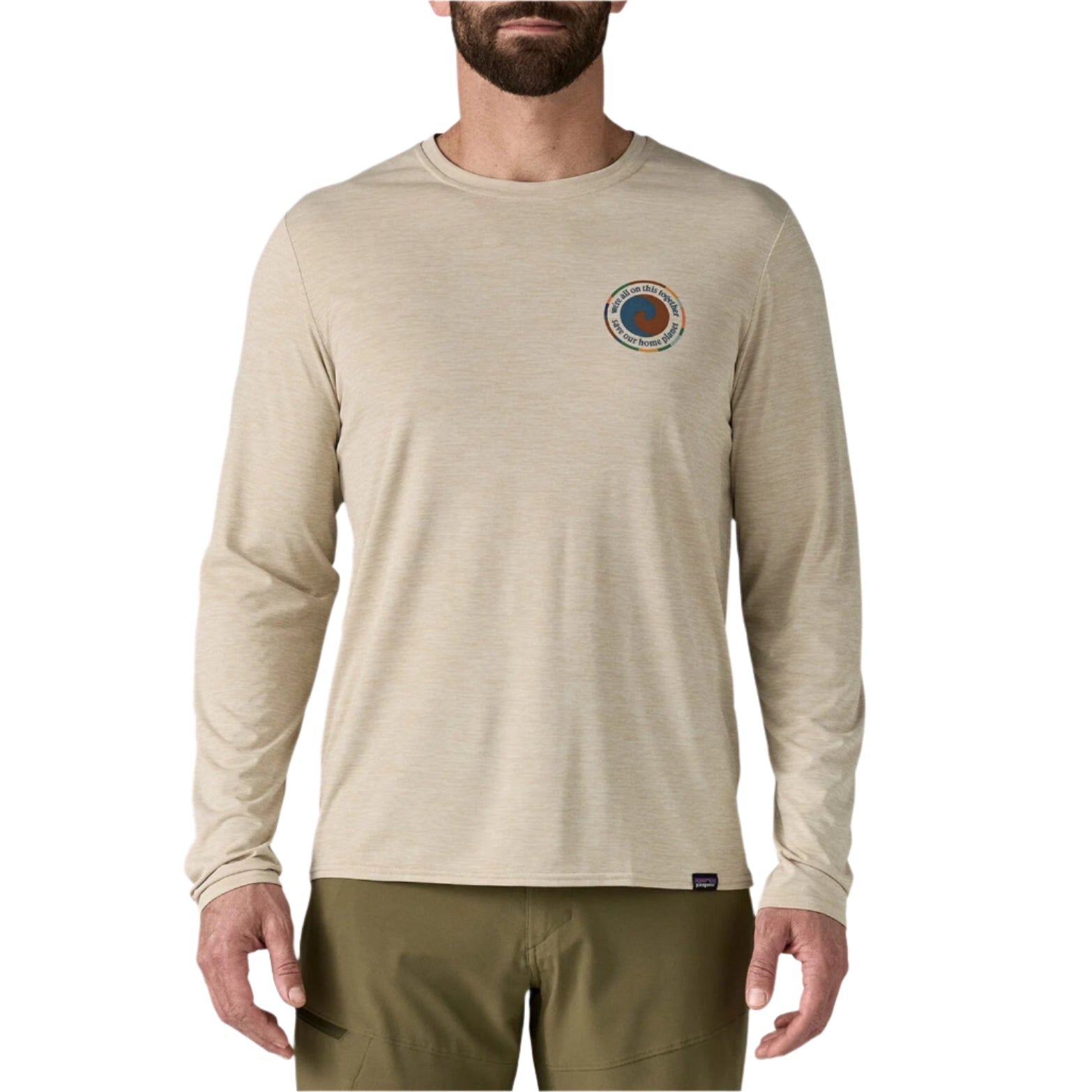 Men's Long-Sleeved Capilene Cool Daily Graphic Shirt