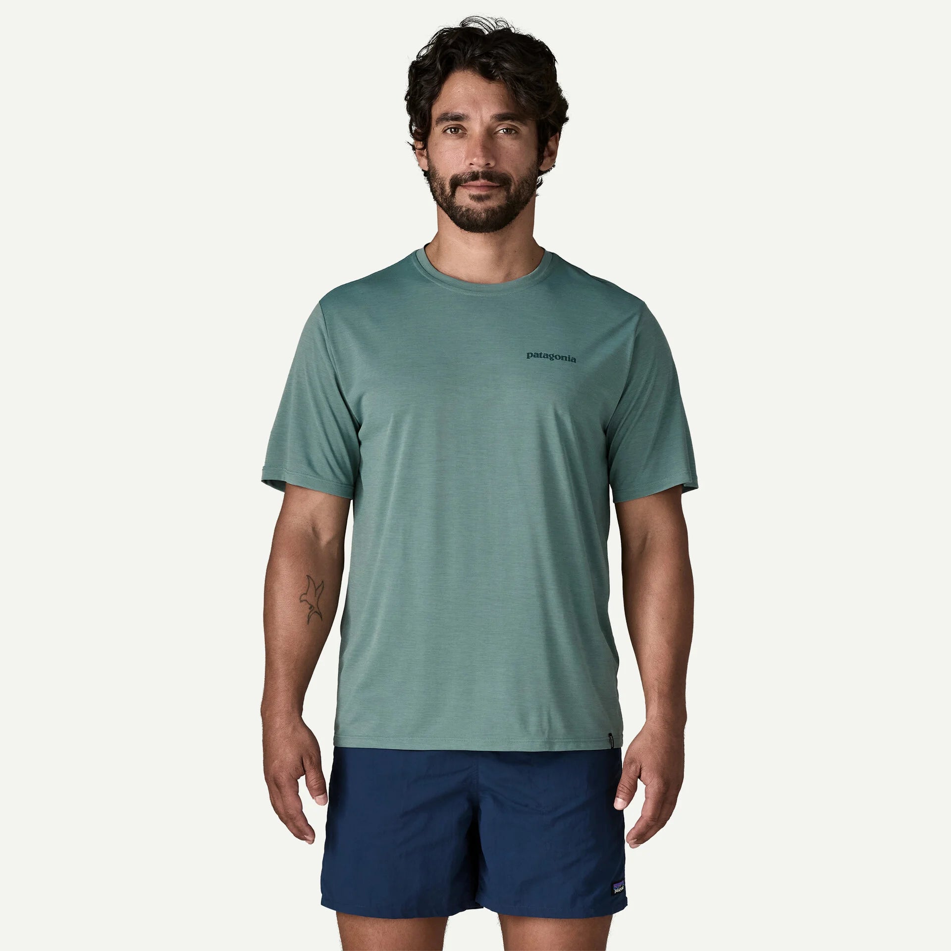 Men's Capilene Cool Breathable Daily Shirt--Boardshort Logo