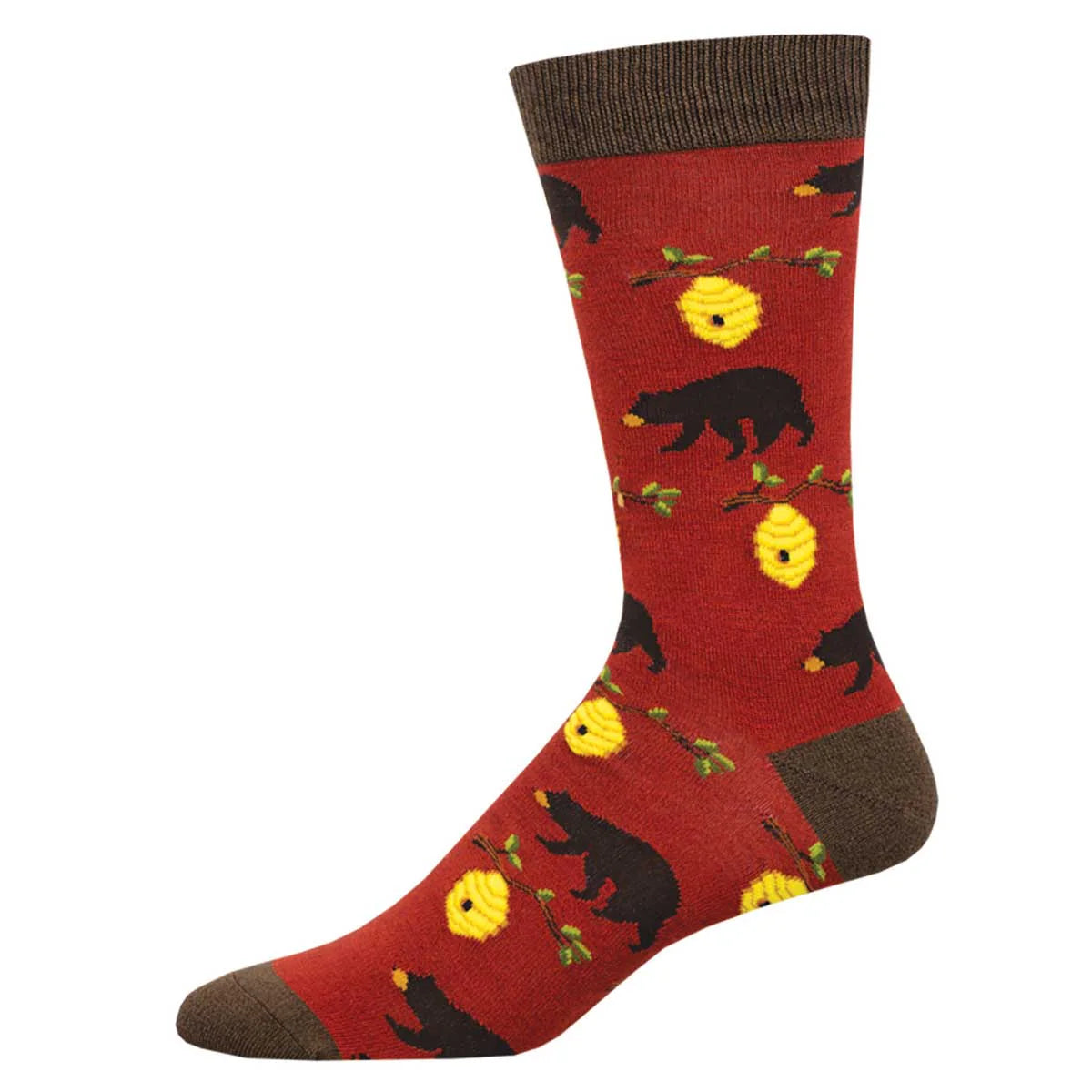 Men's Bears And Bees Socks