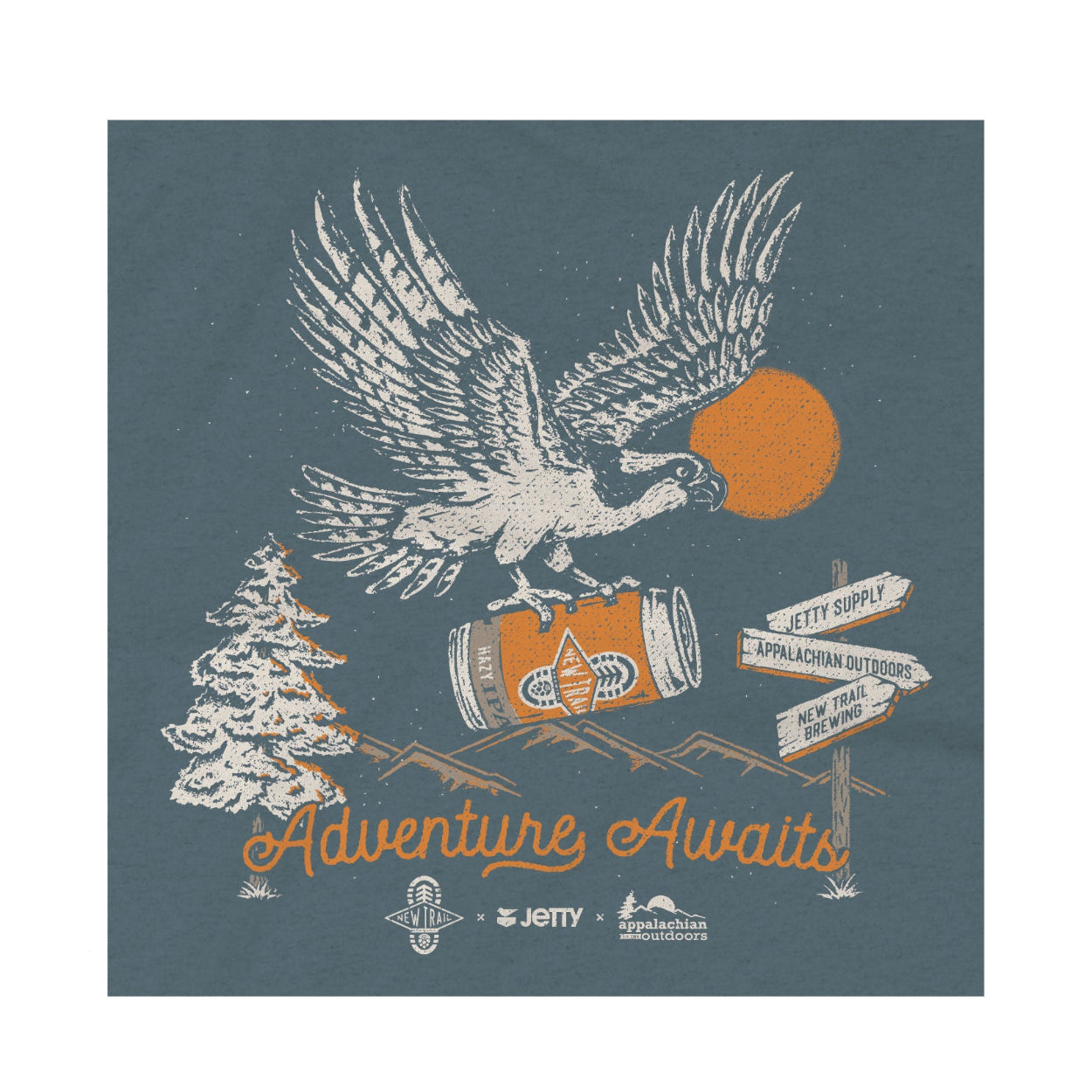 Unisex Appalachian Outdoors x New Trail S/S Tee Shirt