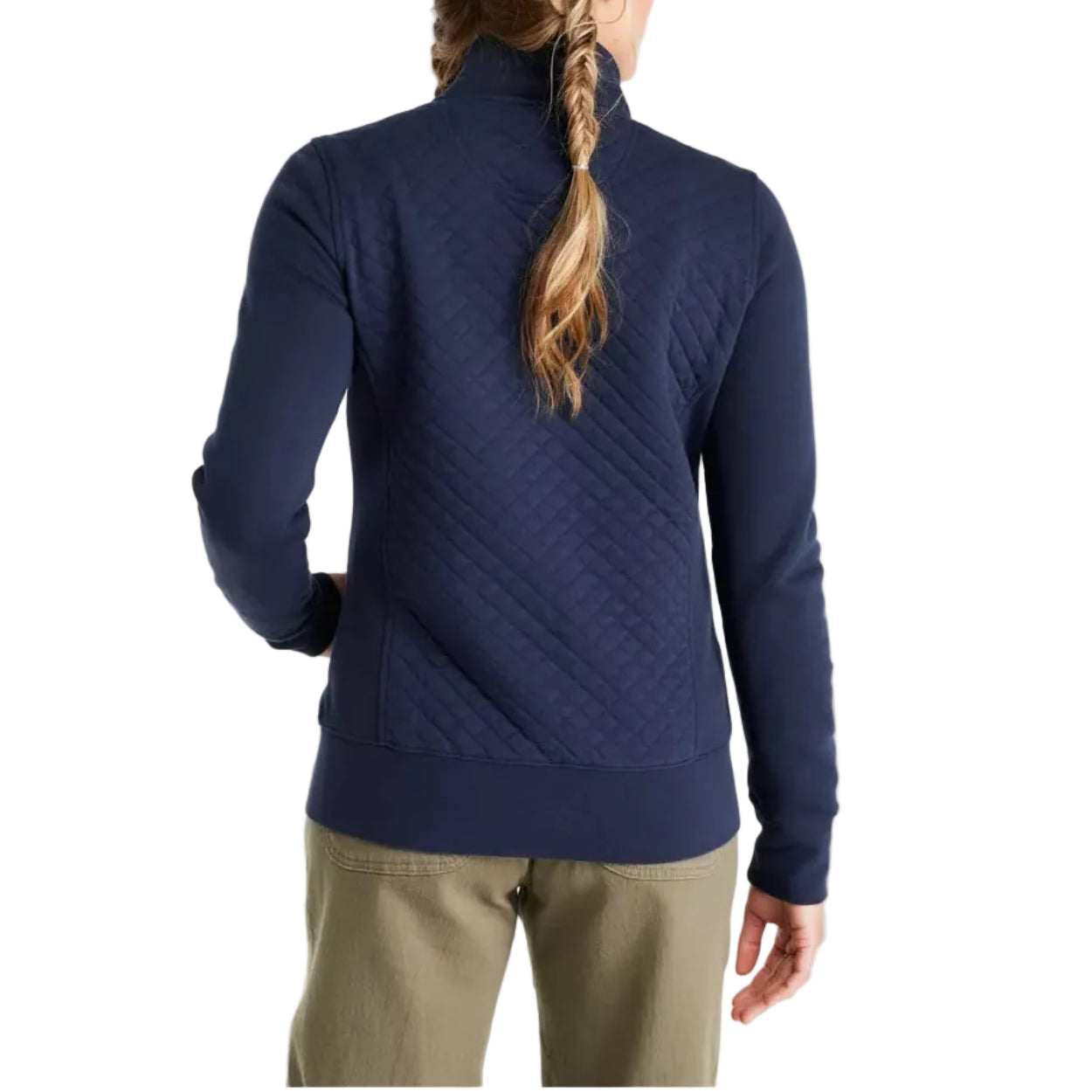 Women's Quilted Full-Zip Sweatshirt
