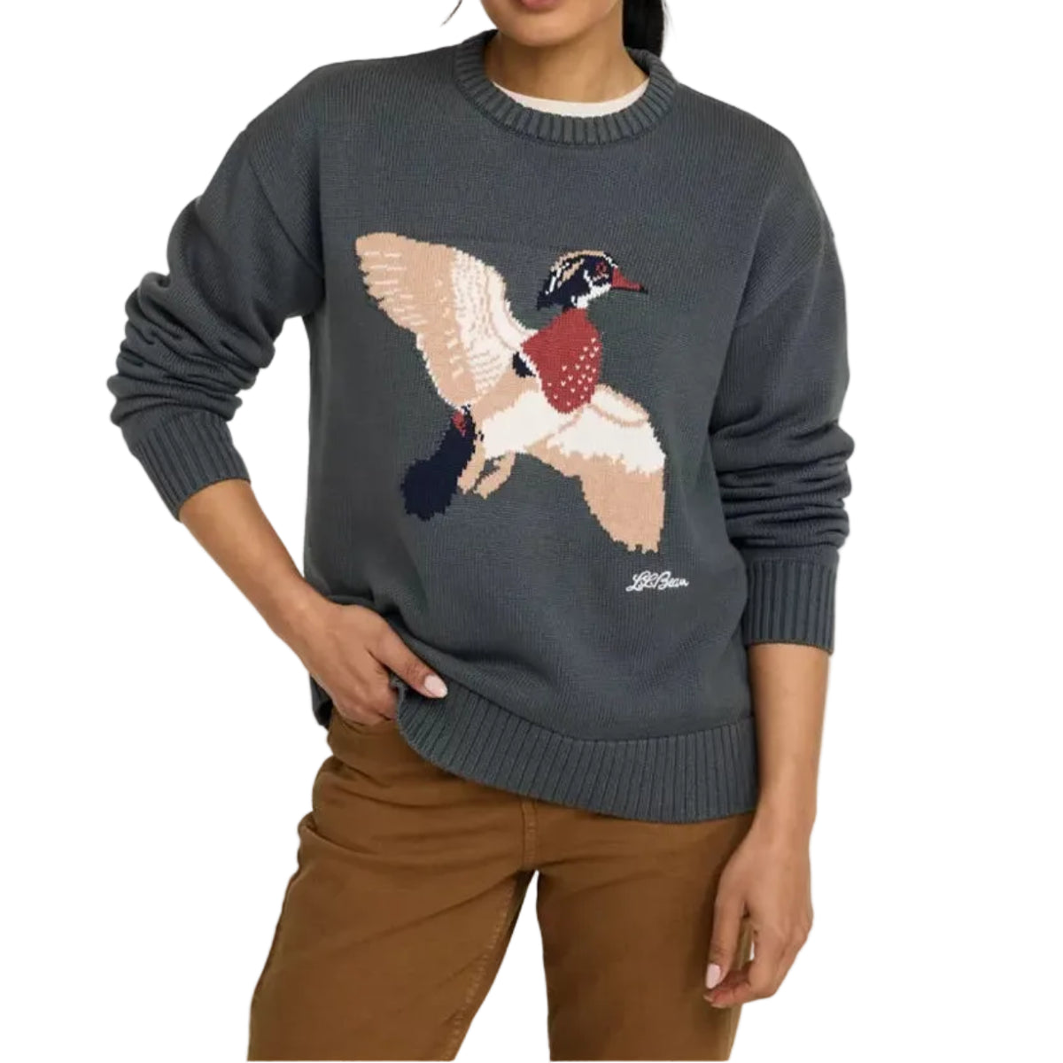 Women's The Original Double L Novelty Crewneck Sweater