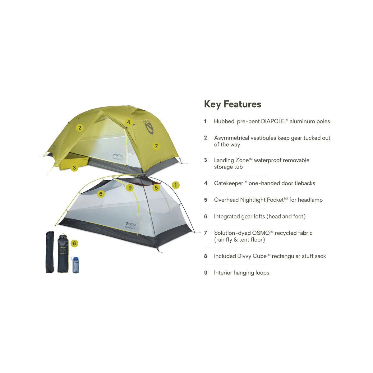 Dragonfly OSMO Lightweight Backpacking Tent