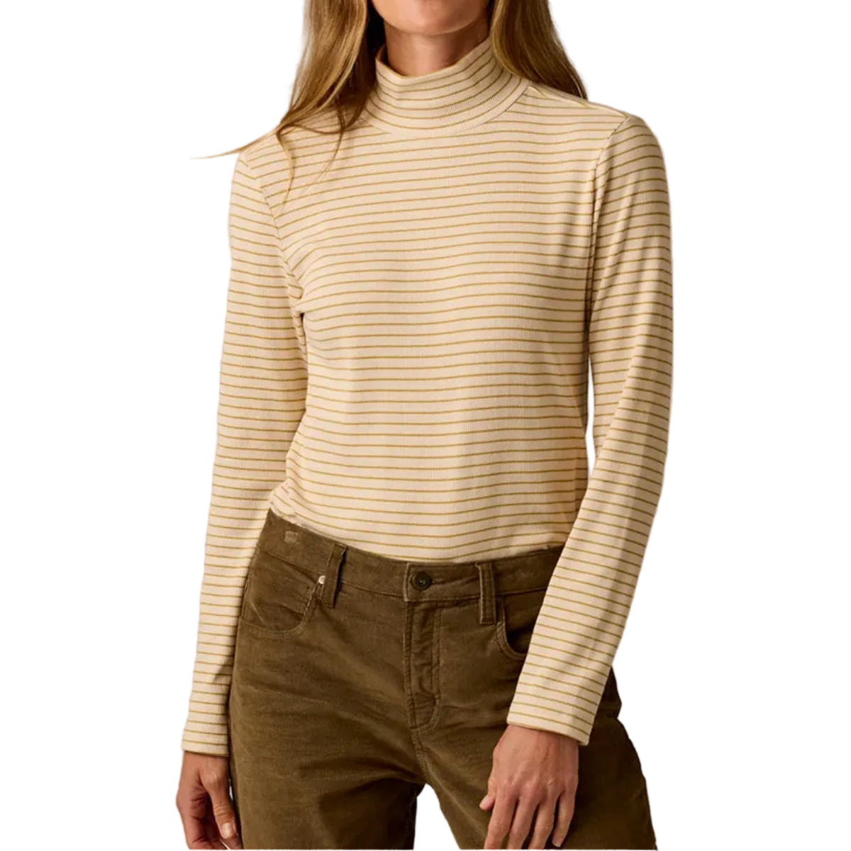 Women's Denise Rib Turtleneck Shirt