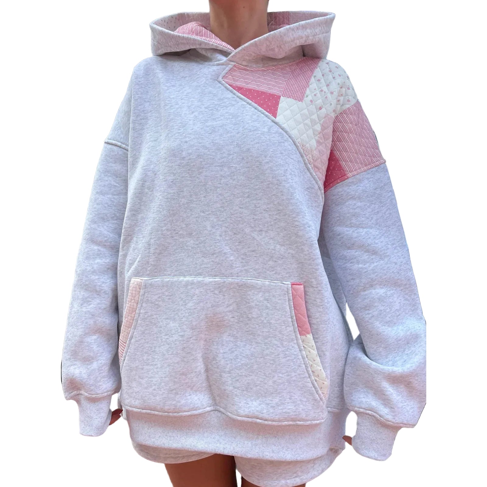 Women's Margo Quilted Patchwork Hoodie