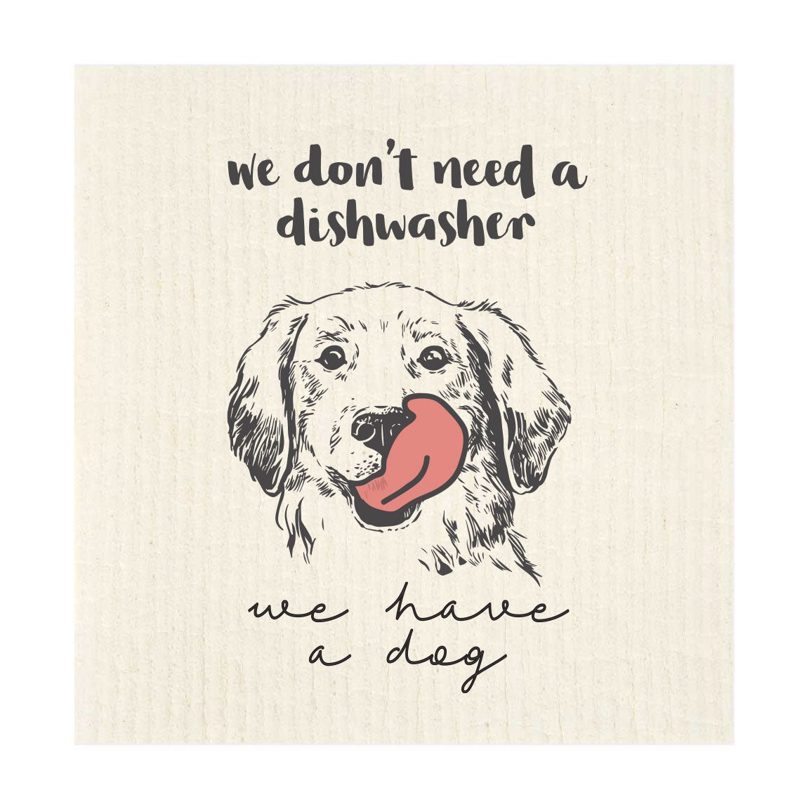 Dishwasher Dog Swedish Dishcloth