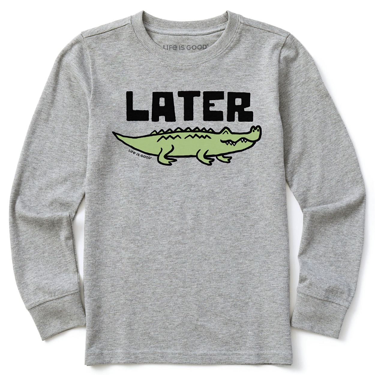 Kids' Later Gator Long Sleeve Crusher Tee Shirt