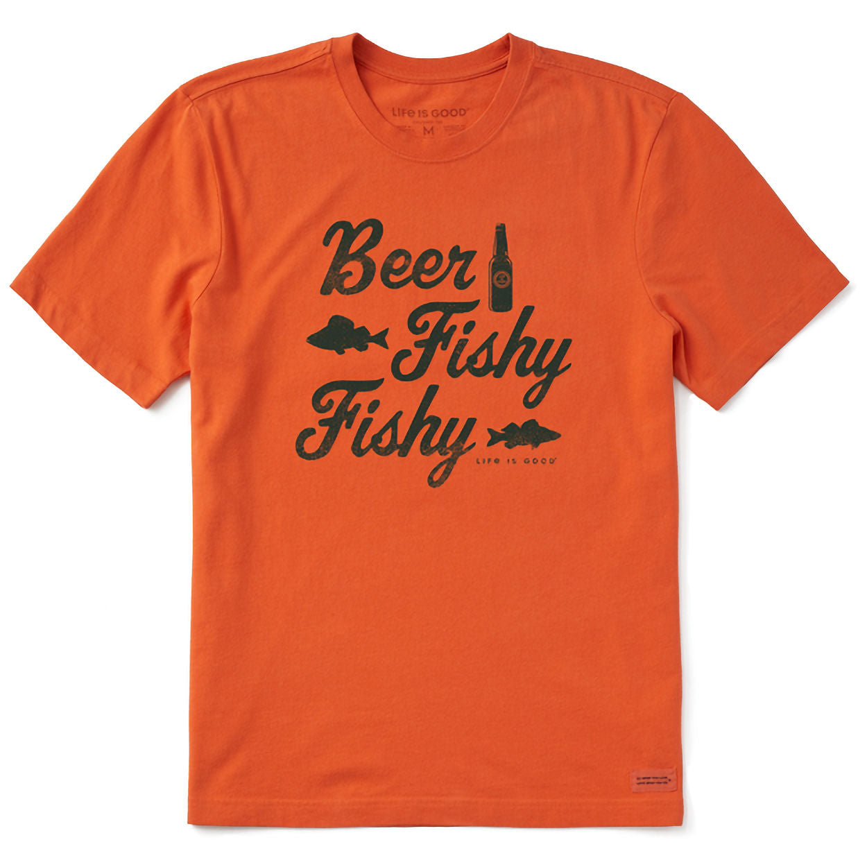 Men's Beer Fishy Fishy Crusher-LITE Tee Shirt