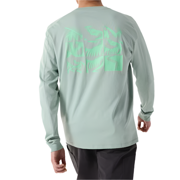 Men's Kragg SL Cotton Bird Tile LS Shirt