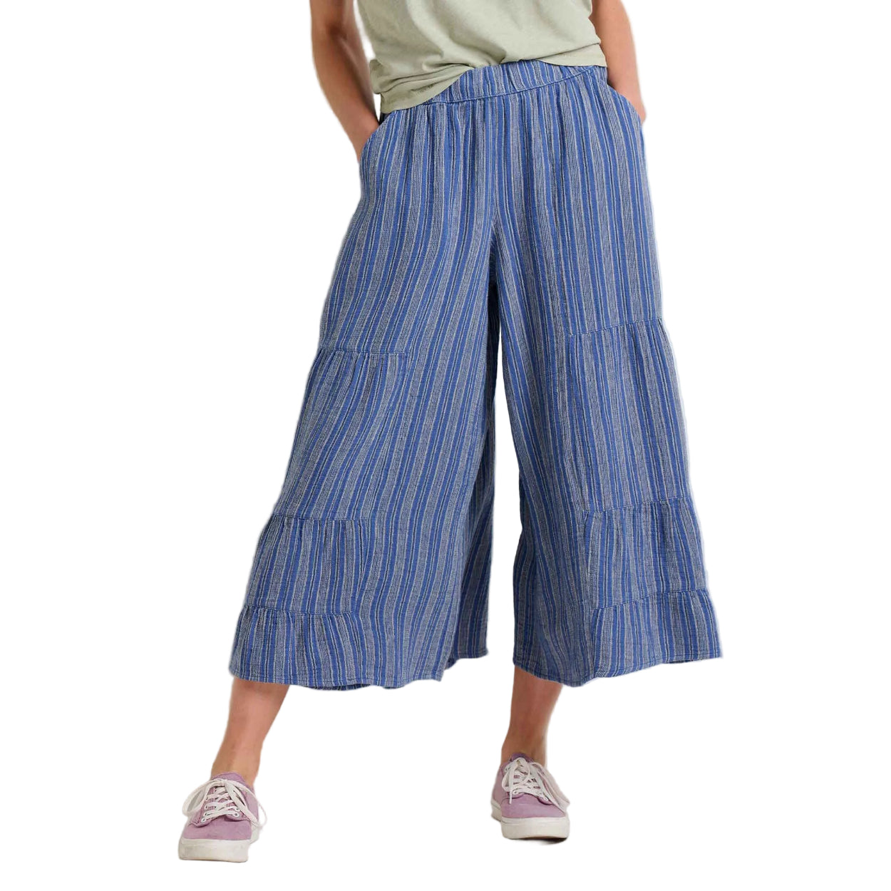 Women's Tate Double Weave Palazzo Pants