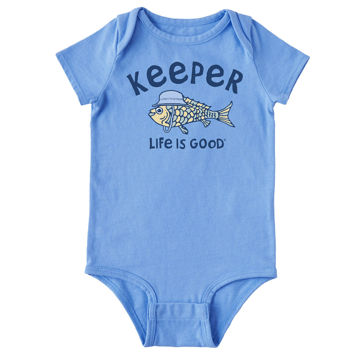 Baby Keeper Fish Hat Crusher Bodysuit