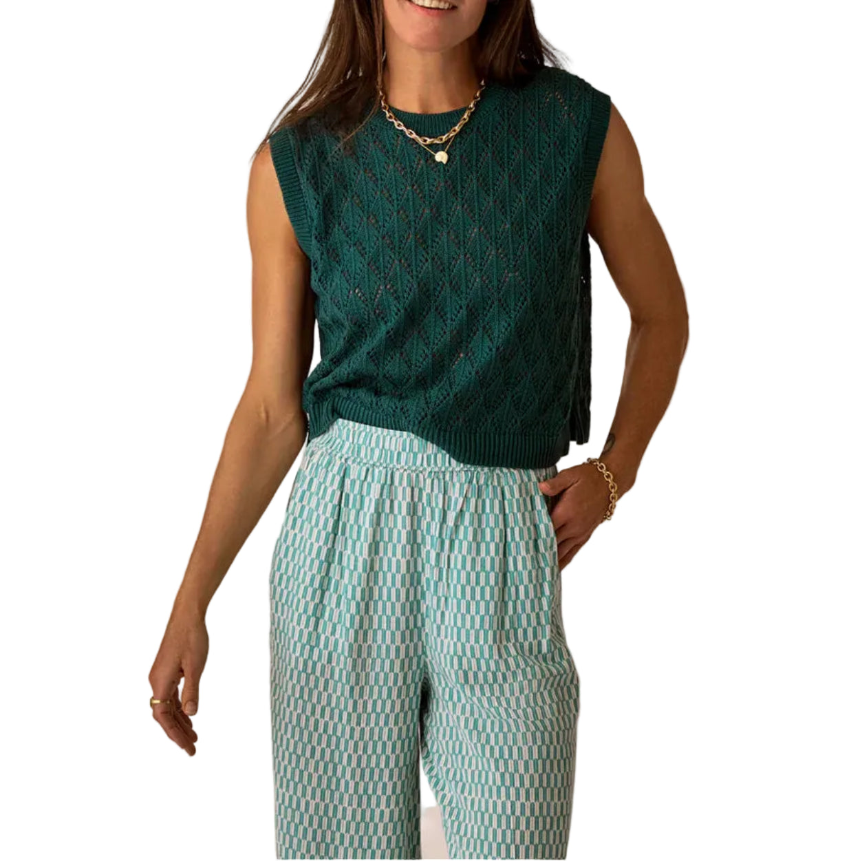 Women's Fox Short Sleeve Sweater