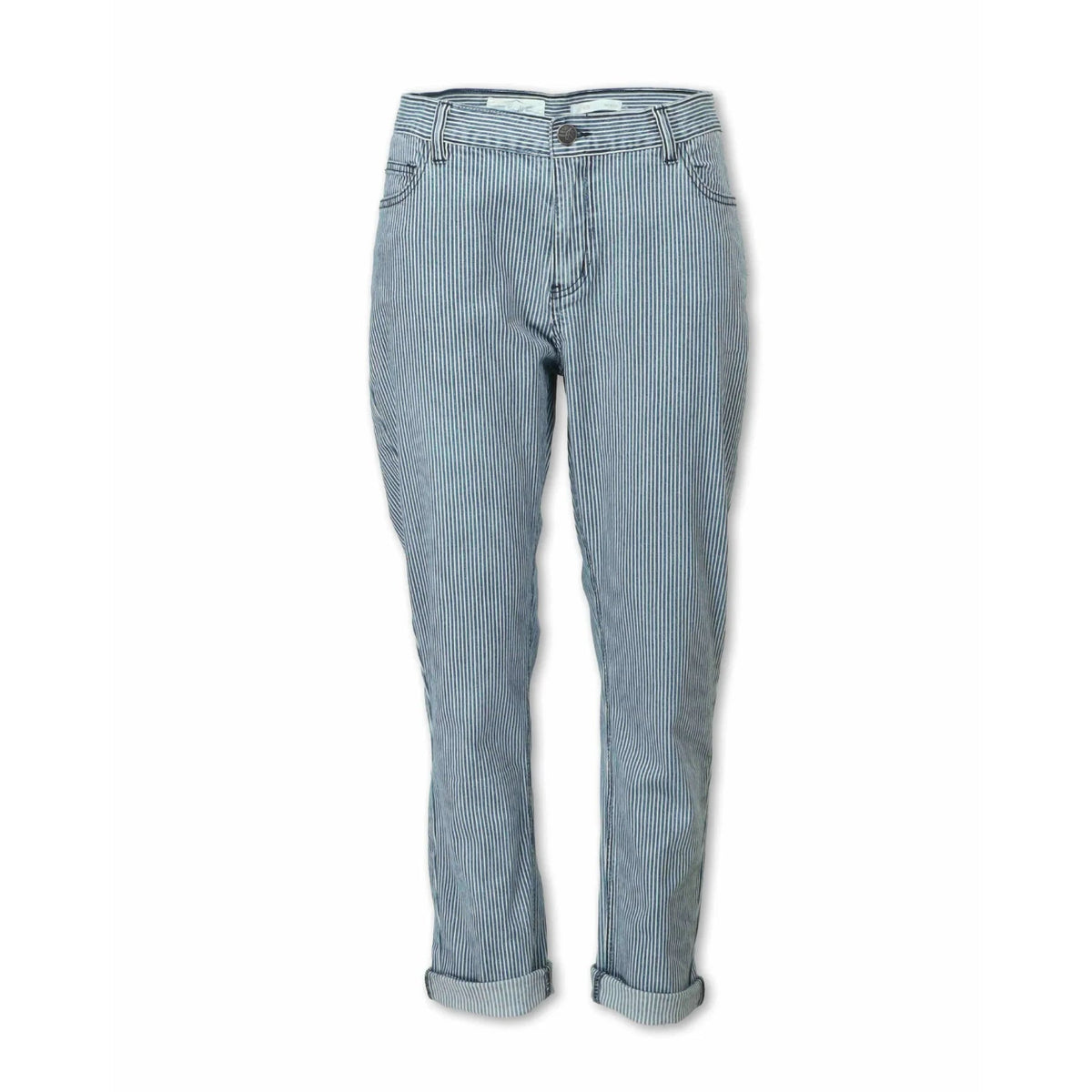 Women's Vintage Stripe Boyfriend Jeans