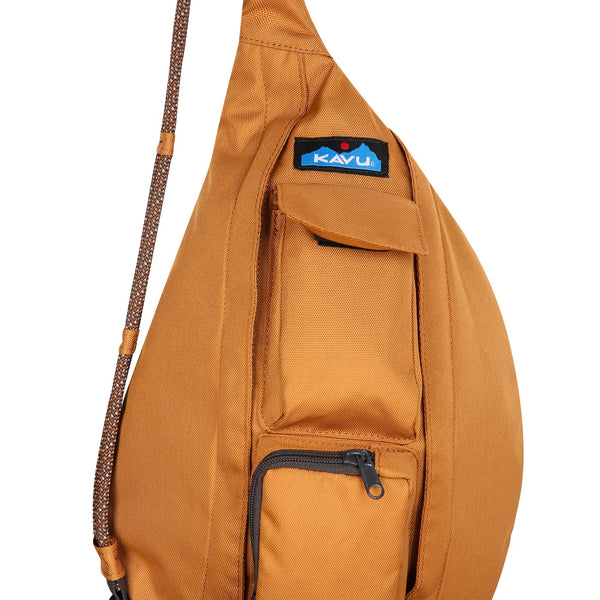 kavu rope bag tobacco - Sling Pack for Hiking, Camping, and Commuting ring key chain loop Kavu Rope Bag - Ocean