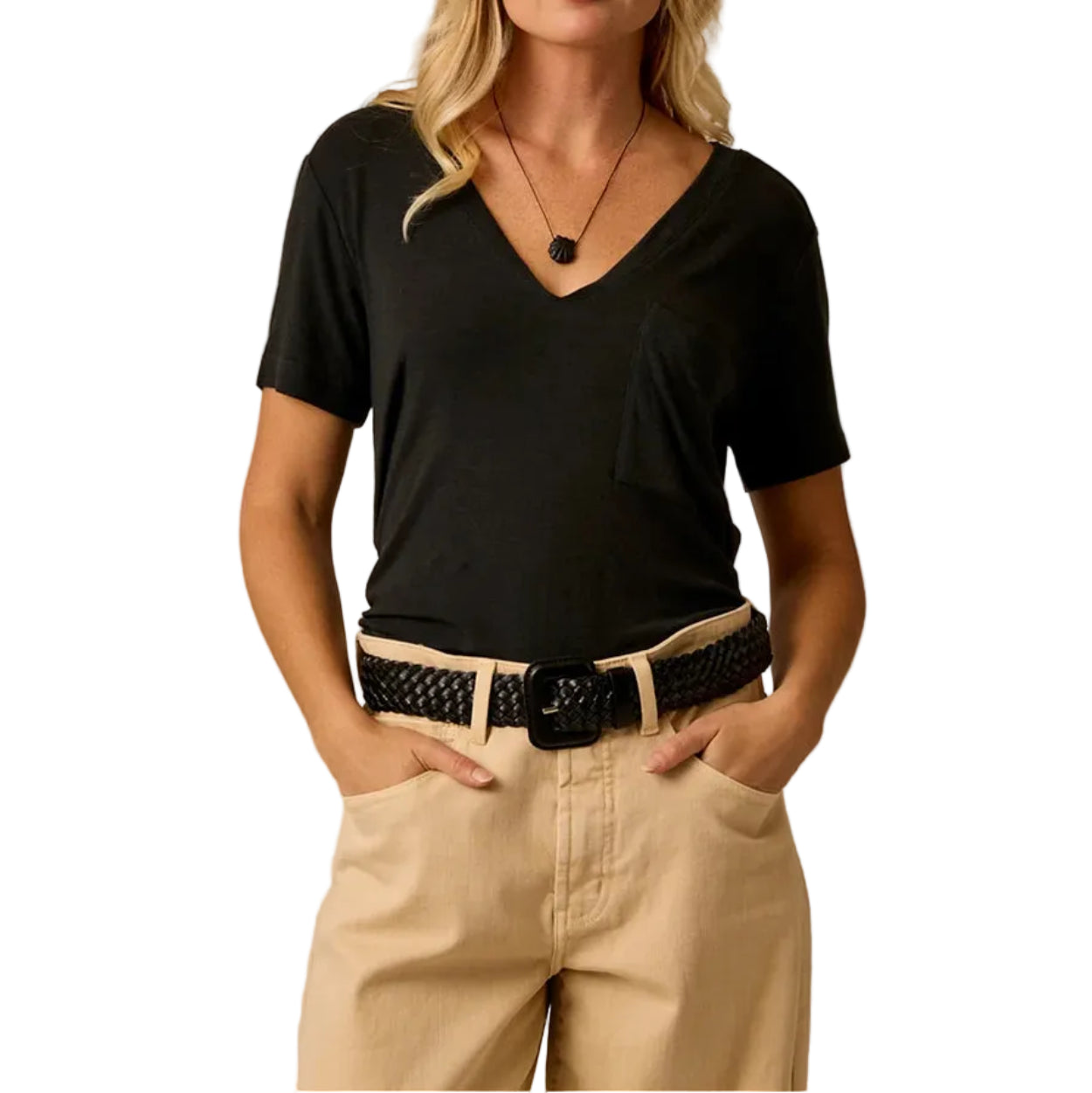 Women's Lea Tissue V-Neck Shirt