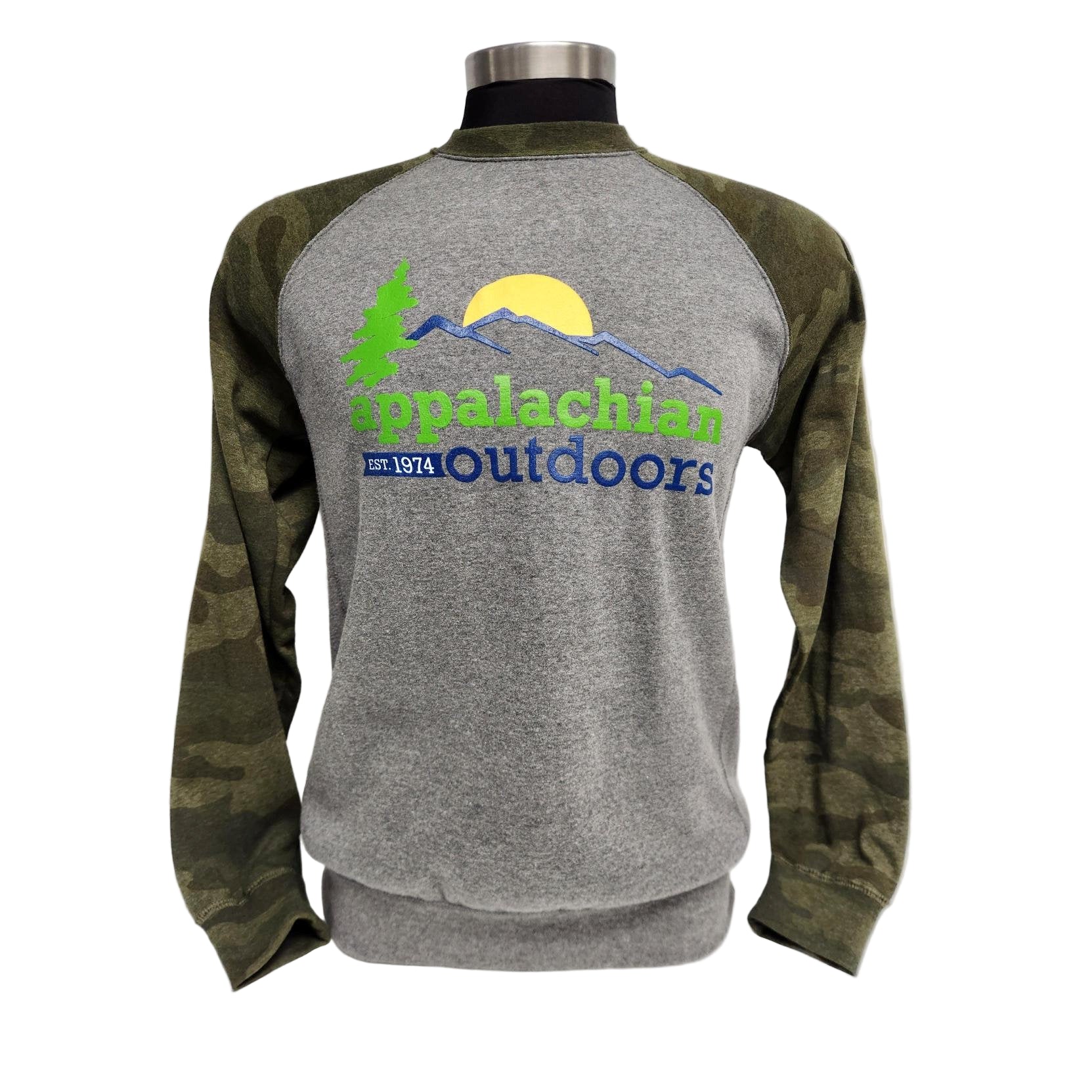 Unisex Logo Raglan Crew Sweatshirt