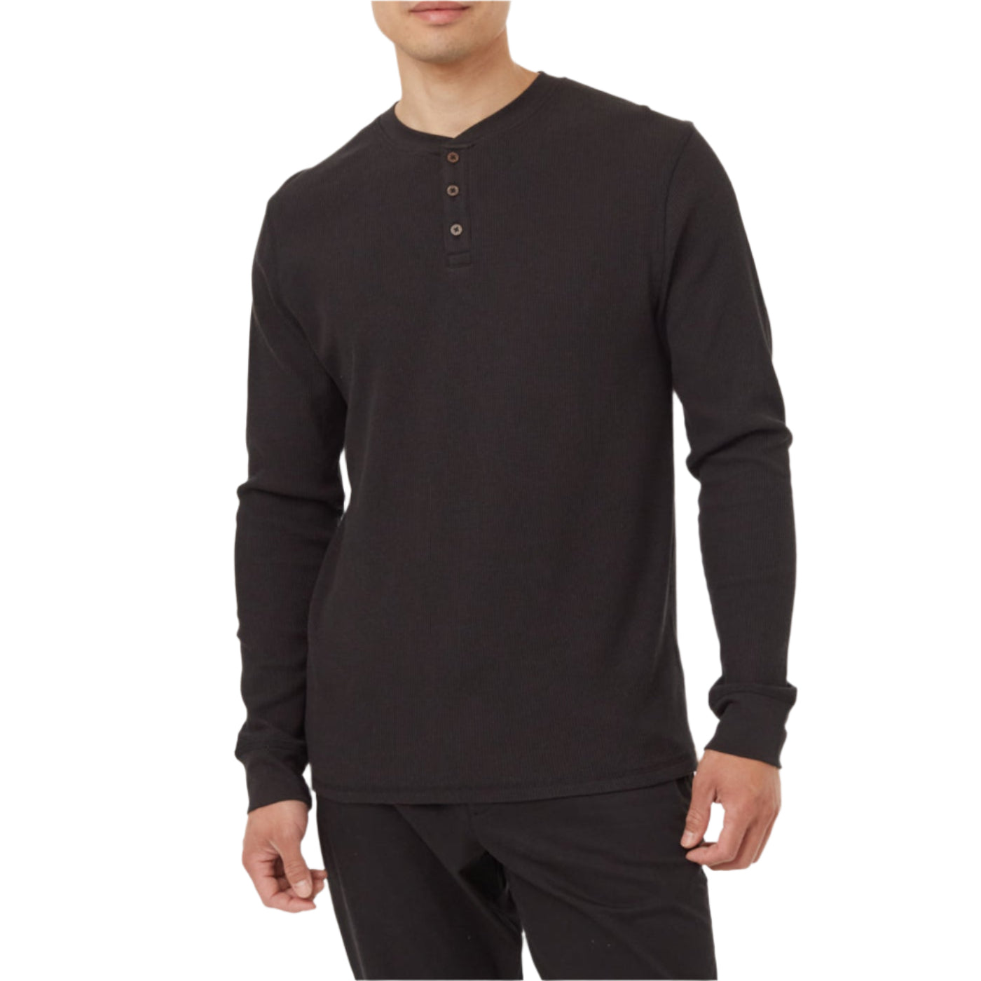 Men's TreeWaffle Henley Longsleeve Shirt