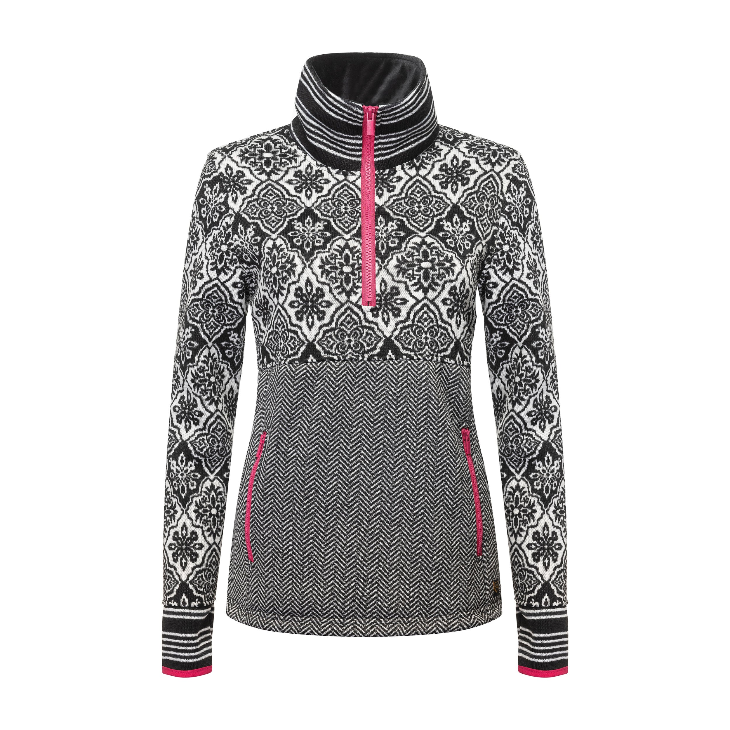 Women's Snowcapped Half Zip Sweater