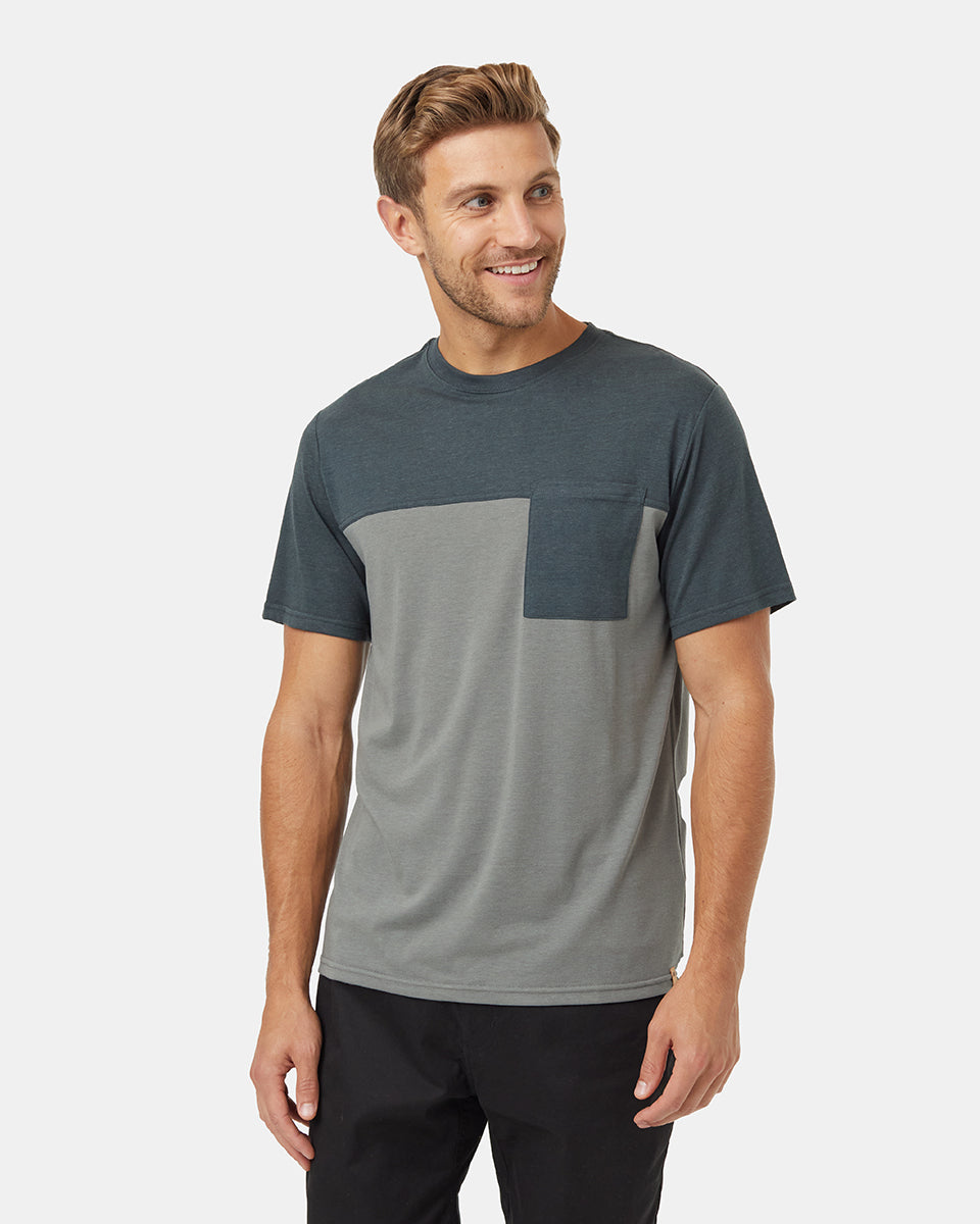 M Blocked Pocket T-Shirt