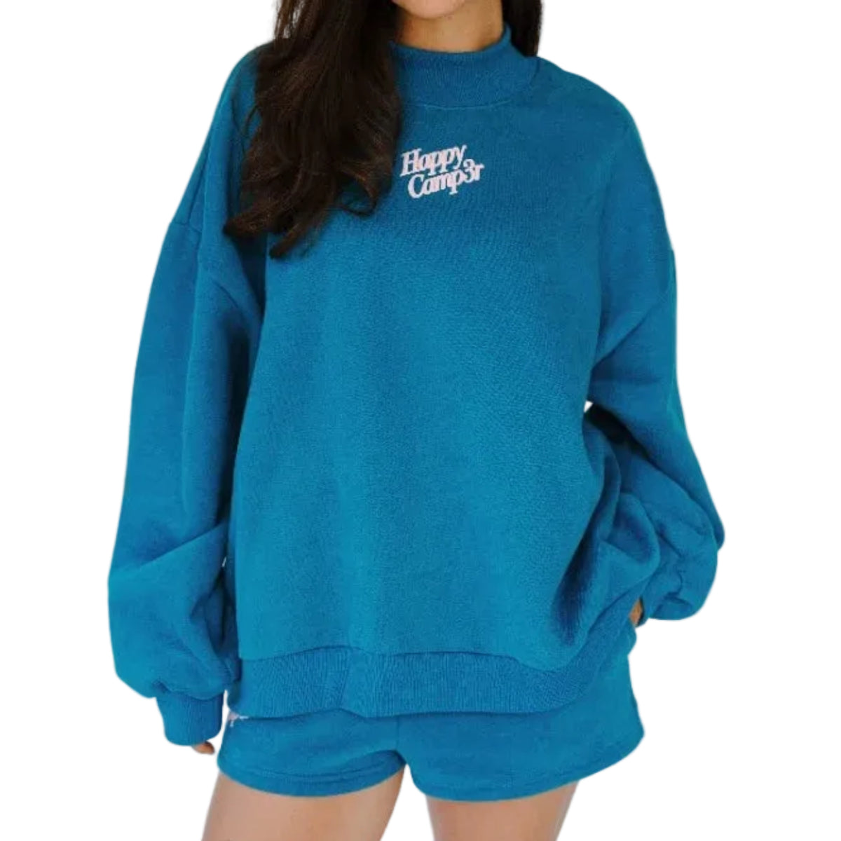 Women's Puff Series Mockneck Crew Sweater