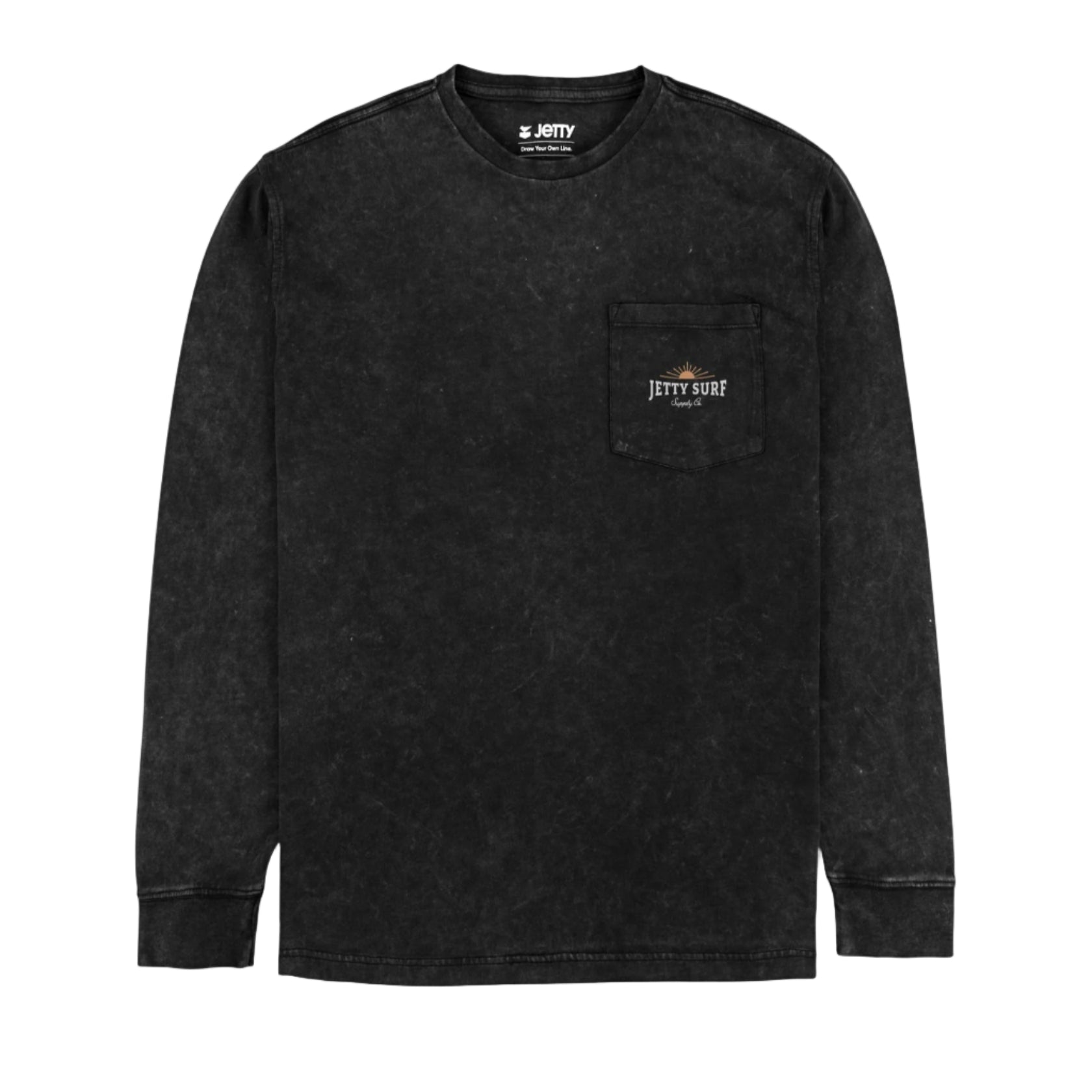 Men's Tanker Acid Wash Long Sleeve Shirt