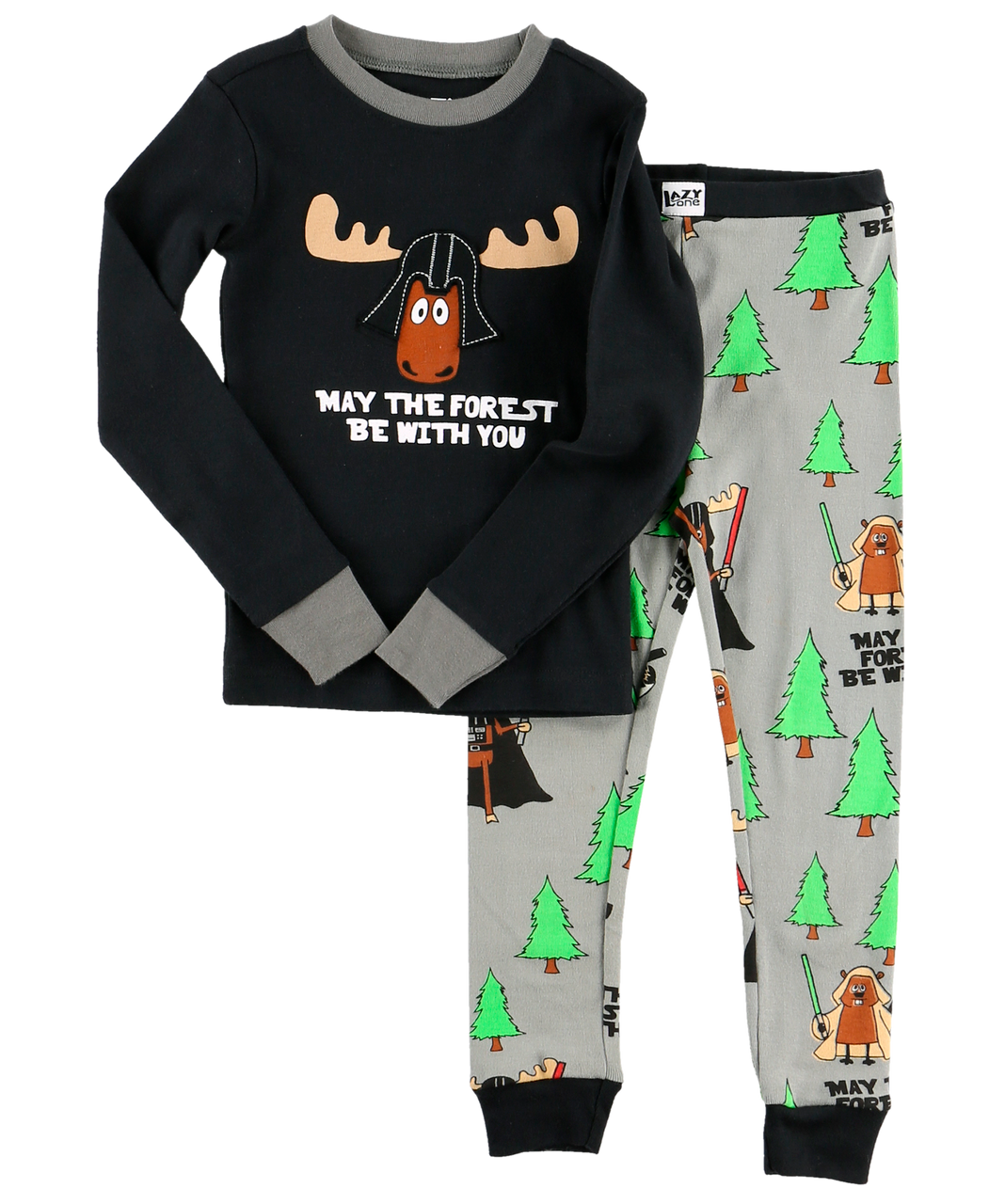 May The Forest Be With You Kid PJ Set