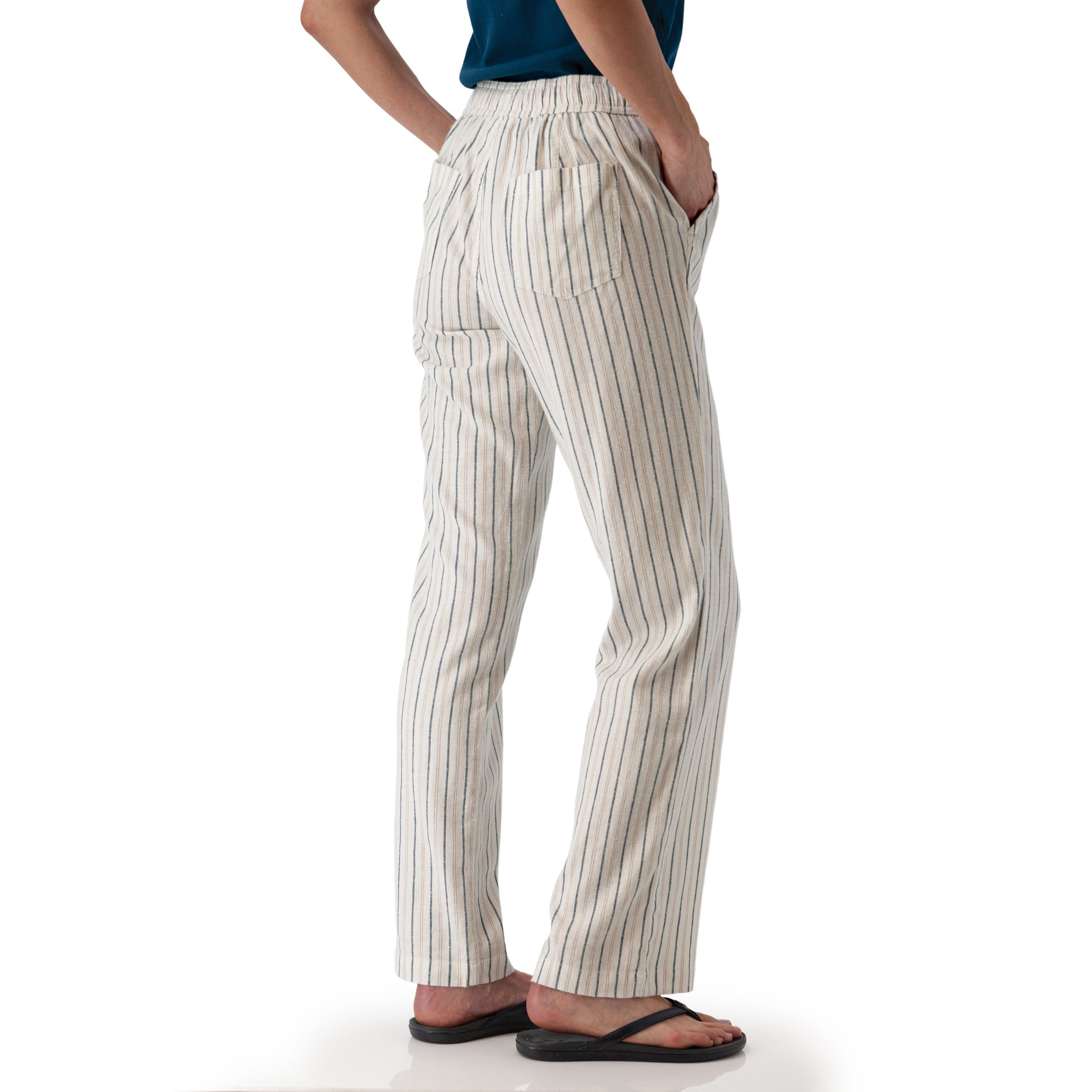 Women's Breezy Striped Pull On Pants